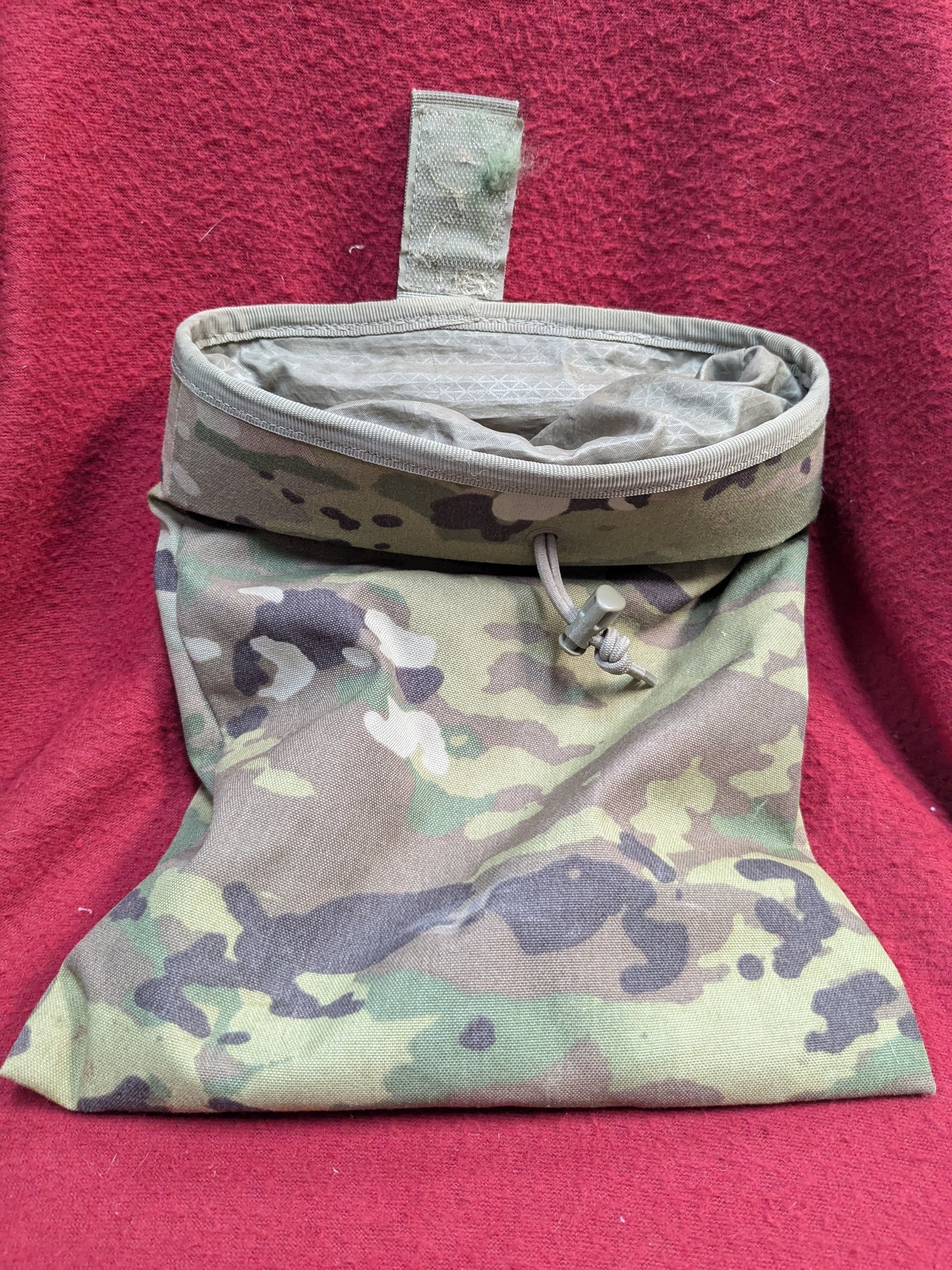 US Army LARGE ROLL UP DUMP POUCH OCP Multicam Used) (30cr- ca5-PET73)