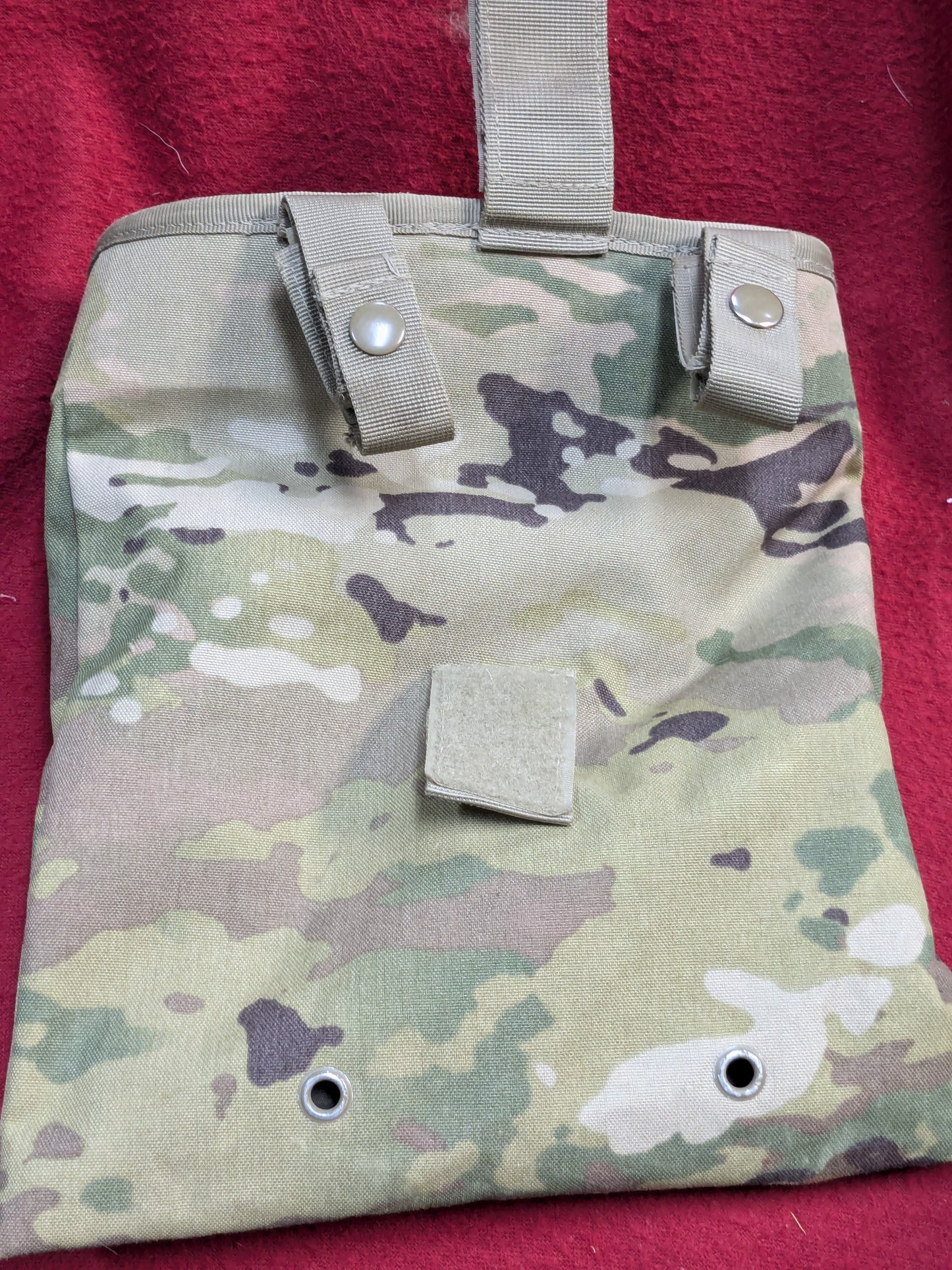 US Army LARGE ROLL UP DUMP POUCH OCP Multicam Used) (30cr- ca5-PET73)
