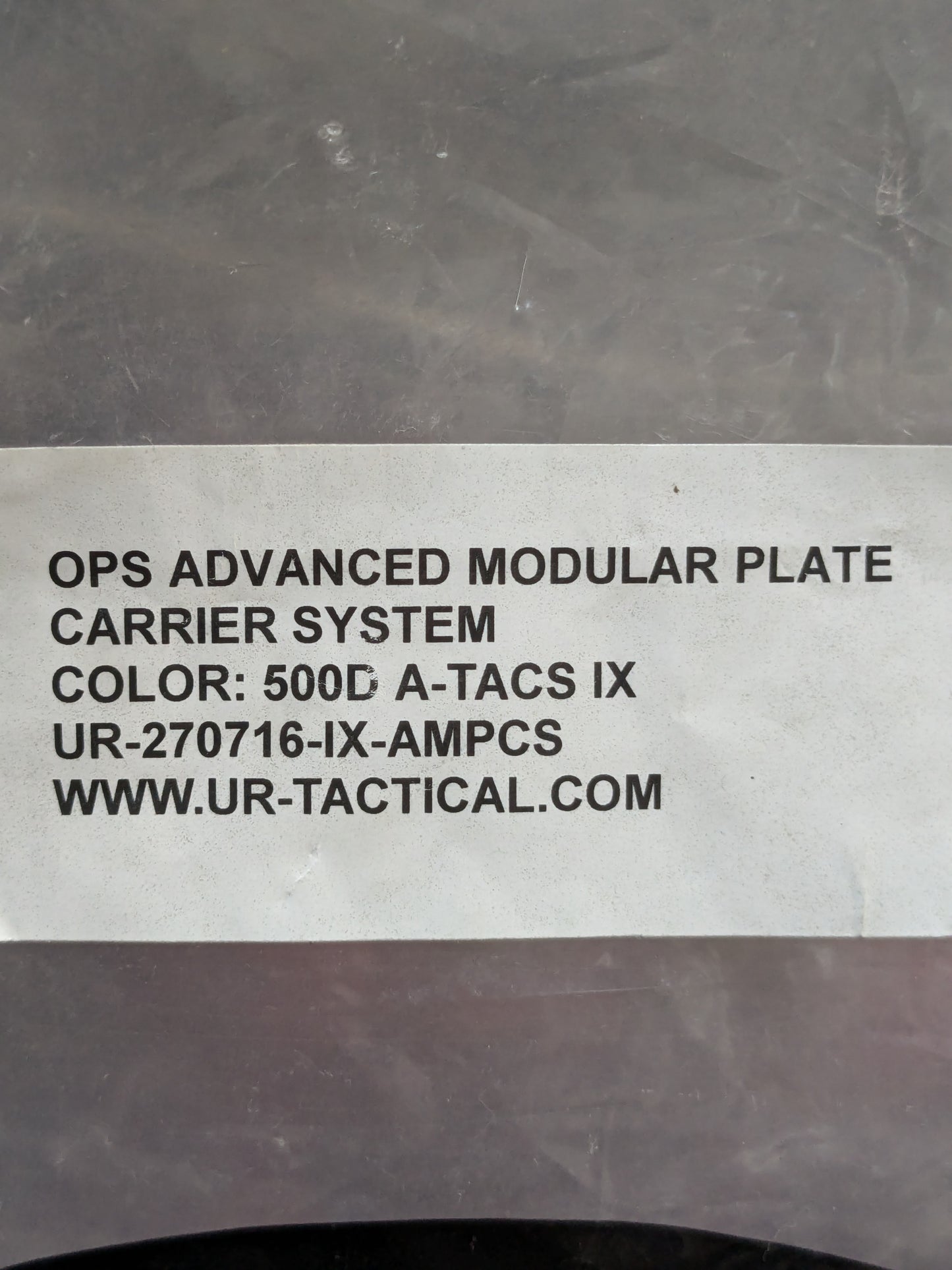 NOS OPS ADVANCED MODULAR PLATE CARRIER SYSTEM ATACS-IX (eb07-PET76)