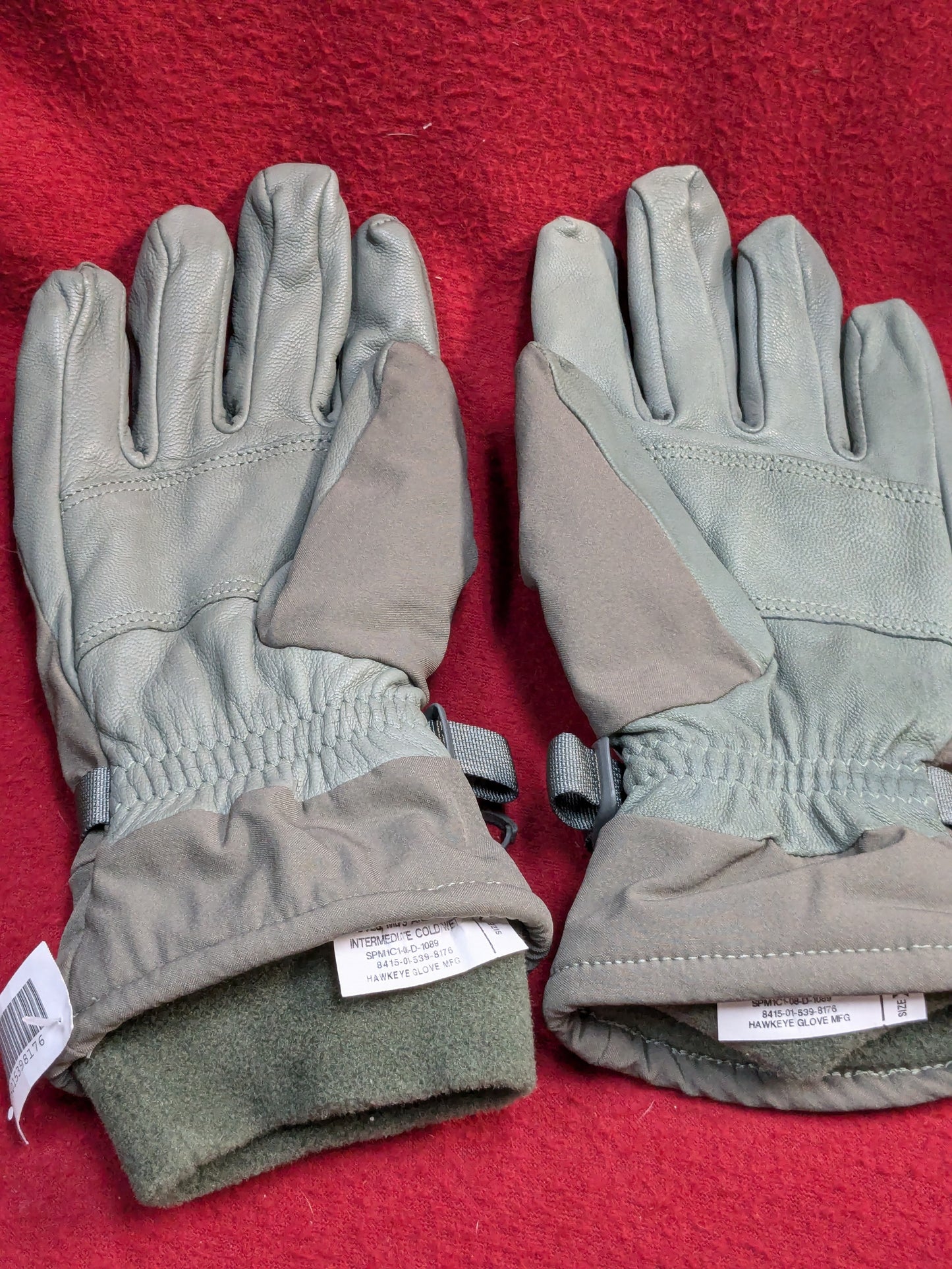 NWT US Army Men's XL Extra Large Intermediate Cold/Wet Weather Gloves (cb02-PET83)