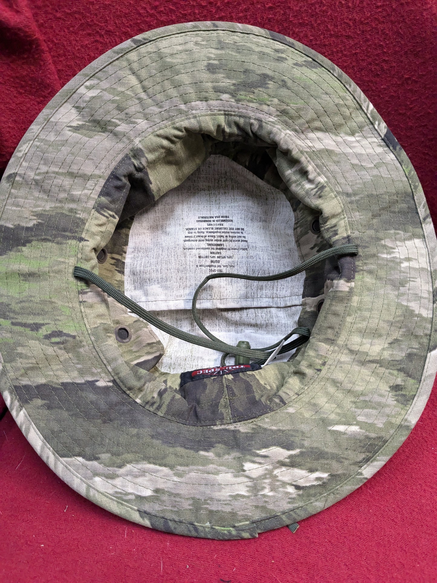 Tru-Spec Military Boonie Cap ATACS Excellent Condition (aa12-PET123)