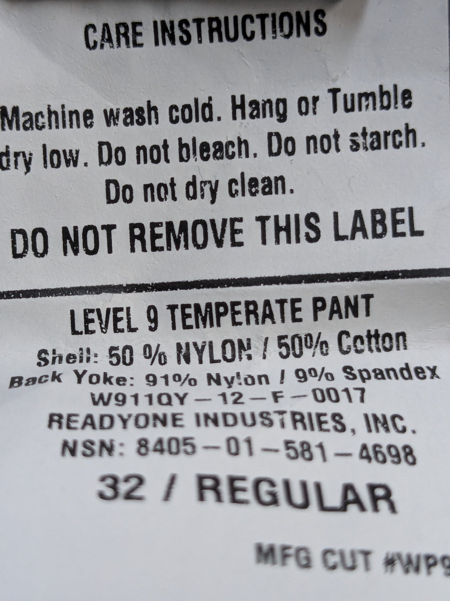 Patagonia level 9 combat pants 32 R Excellent Condition (ec13-PET127)