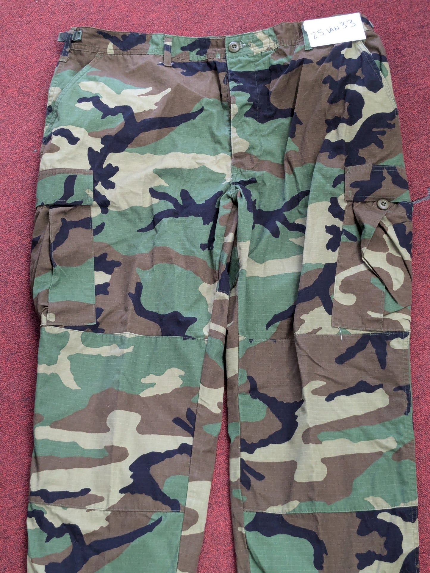 USGI X-Large Regular BDU Woodland Camouflage Tactical Pants Trousers (db08-25jan33)