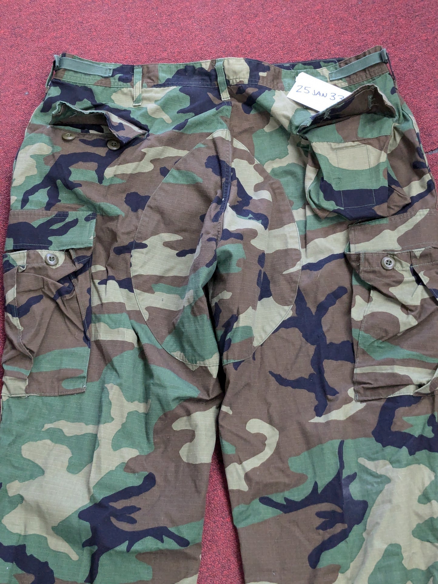 USGI X-Large Regular BDU Woodland Camouflage Tactical Pants Trousers (db08-25jan33)