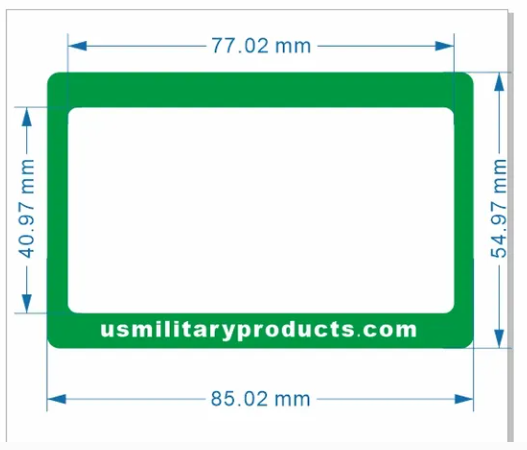 Lens Magnifier Map USGI RM Products Military Land Navigation (gtt)