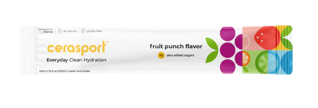 4pk Cerasport (21g) Hydration Powder Sticks Fruit Punch / Citrus