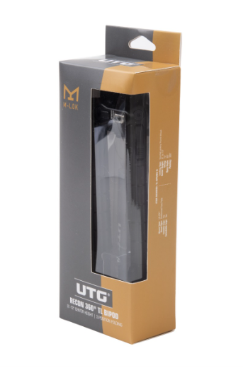 UTG® RECON 360® TL Bipod, 8.1"-11.9" Center Height, M-LOK® (TL-BPM03-B)
