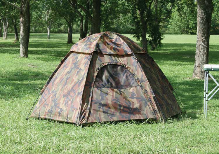 Texsport Camouflage Hexagonal Dome Tent (25Dex44)