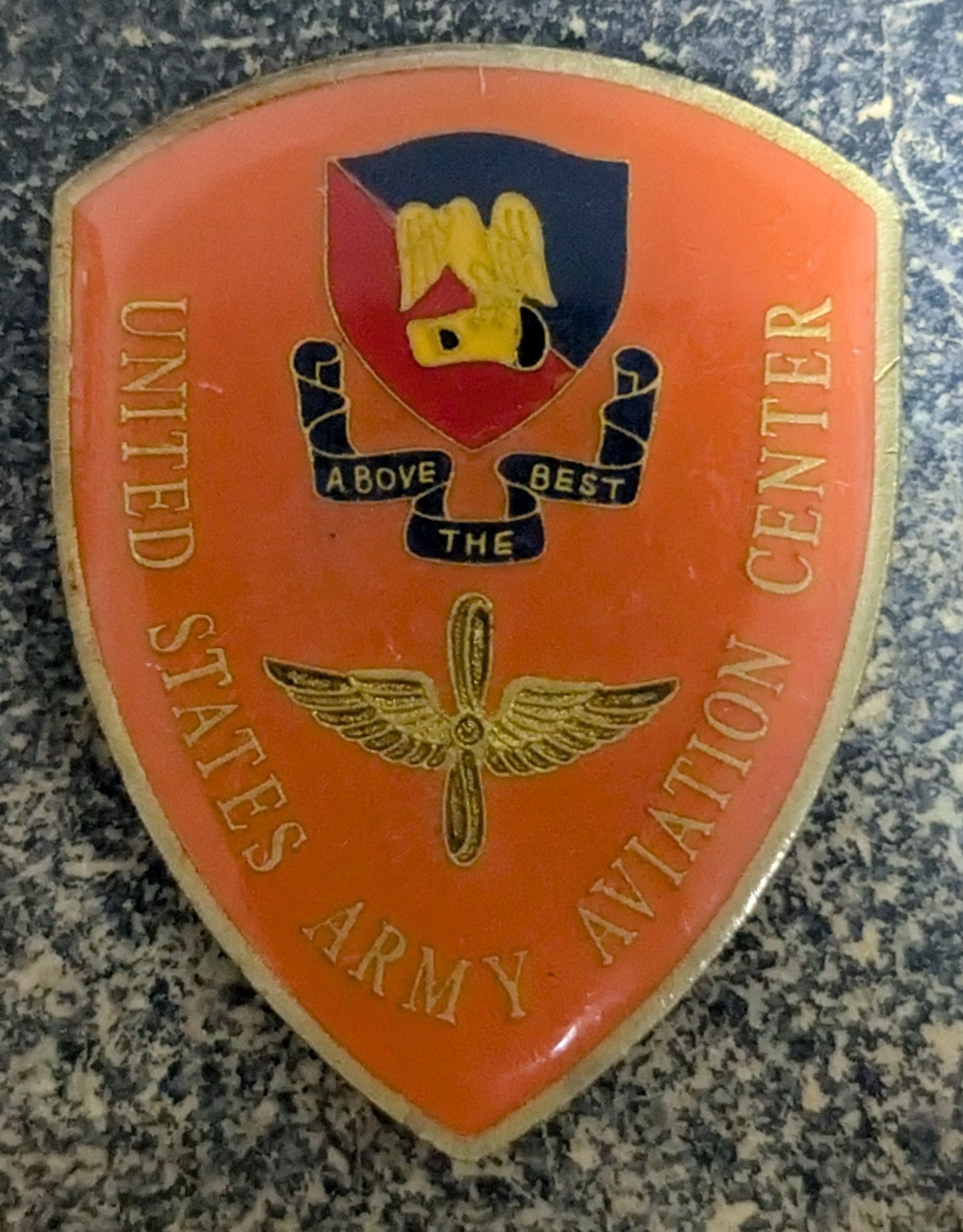 Challenge Coin United States Army Aviation Center Above The Best CSM (CHCC-25Jul45)