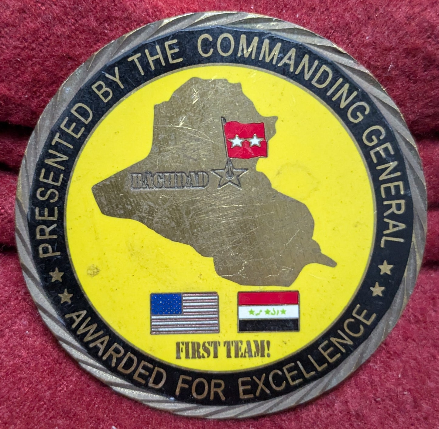 Challenge Coin First Cavalry Division Operation Iraqi Freedom (chcc-25APR156)