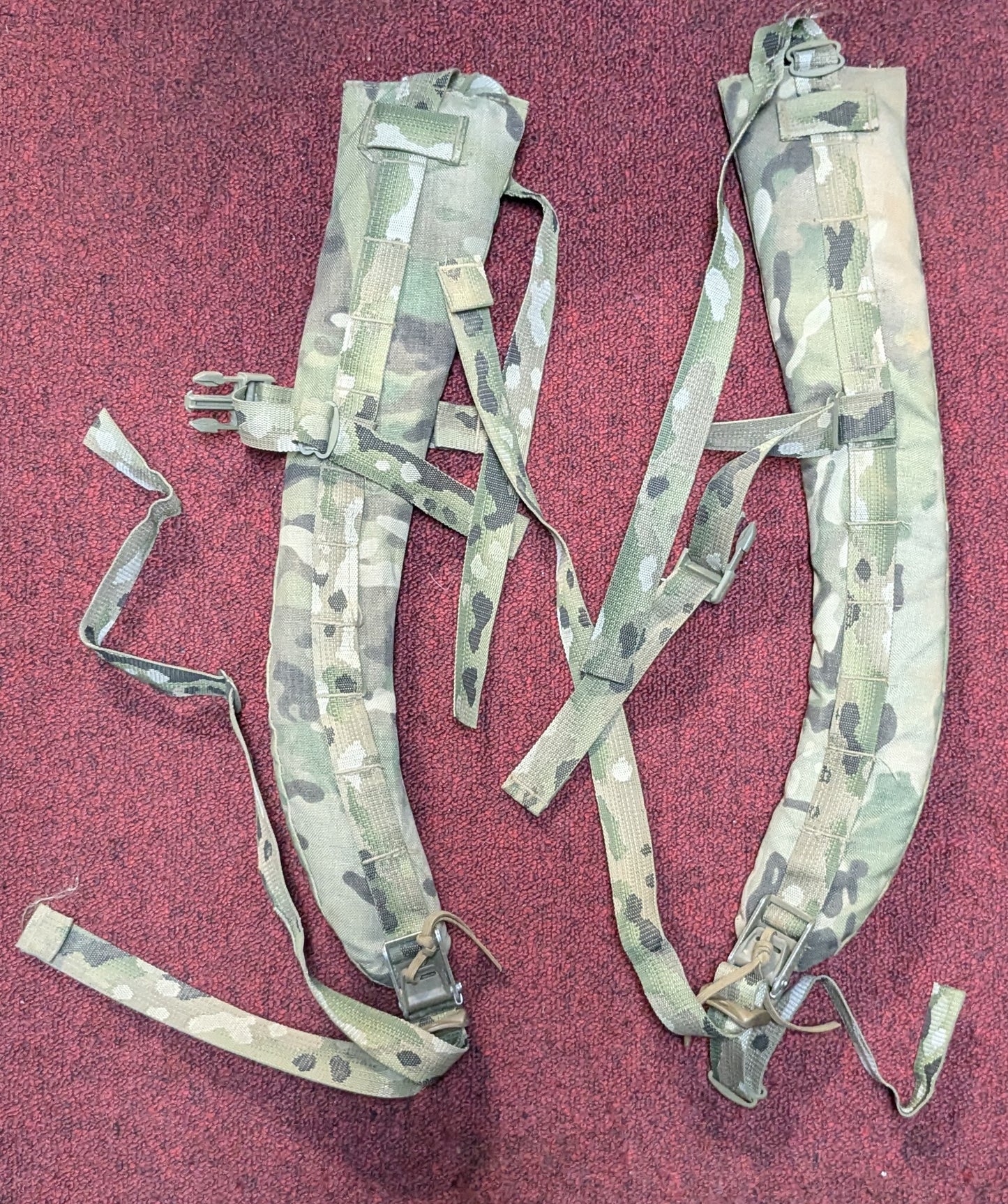 Bulldog Molle Panel - Shoulder Straps - Waistbelt - 4 60mm Single Round Pouches (DC11-25May115)