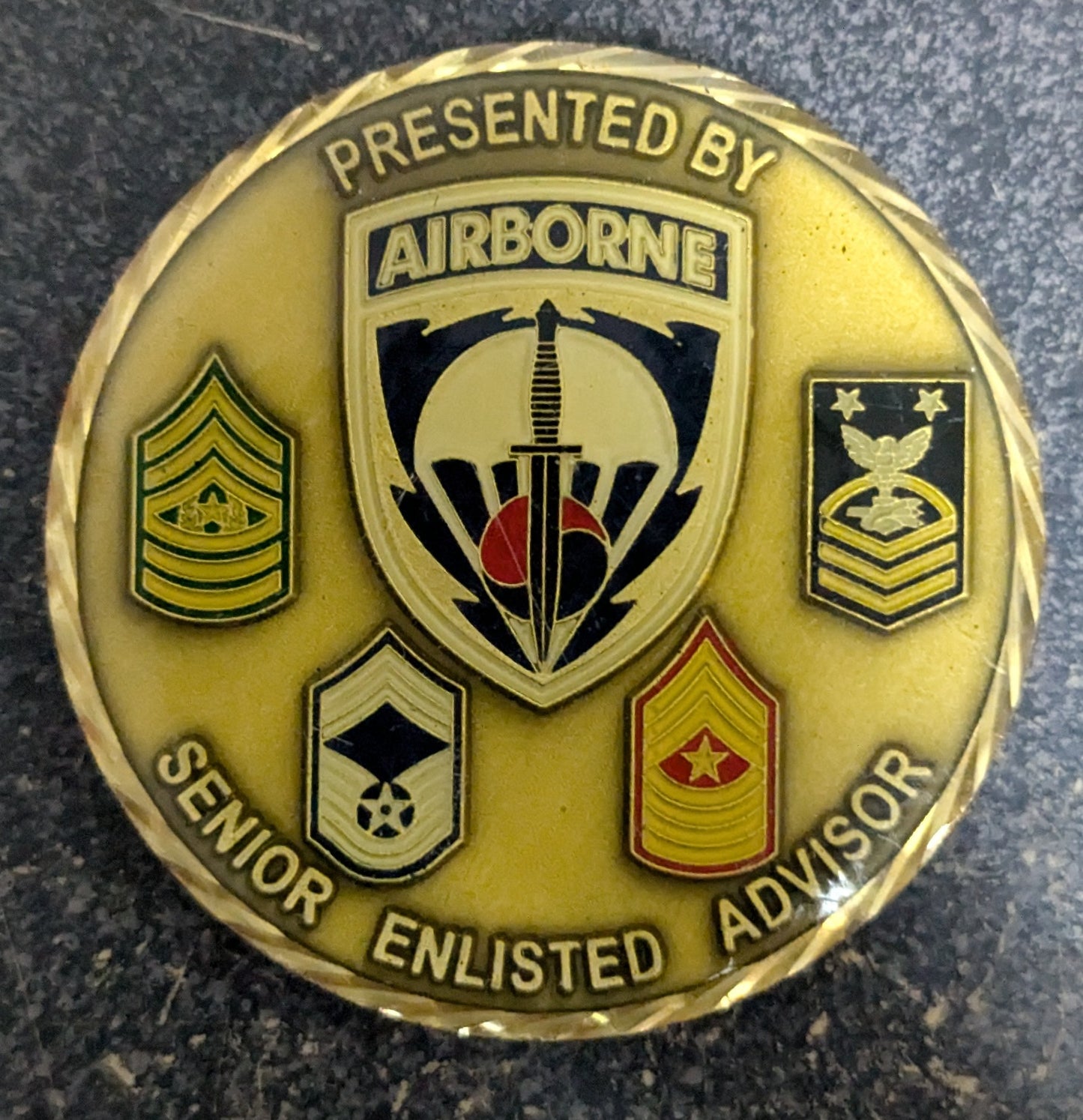 Challenge Coin Special Operations Command Korea Airborne (CHCC-25Jul59)