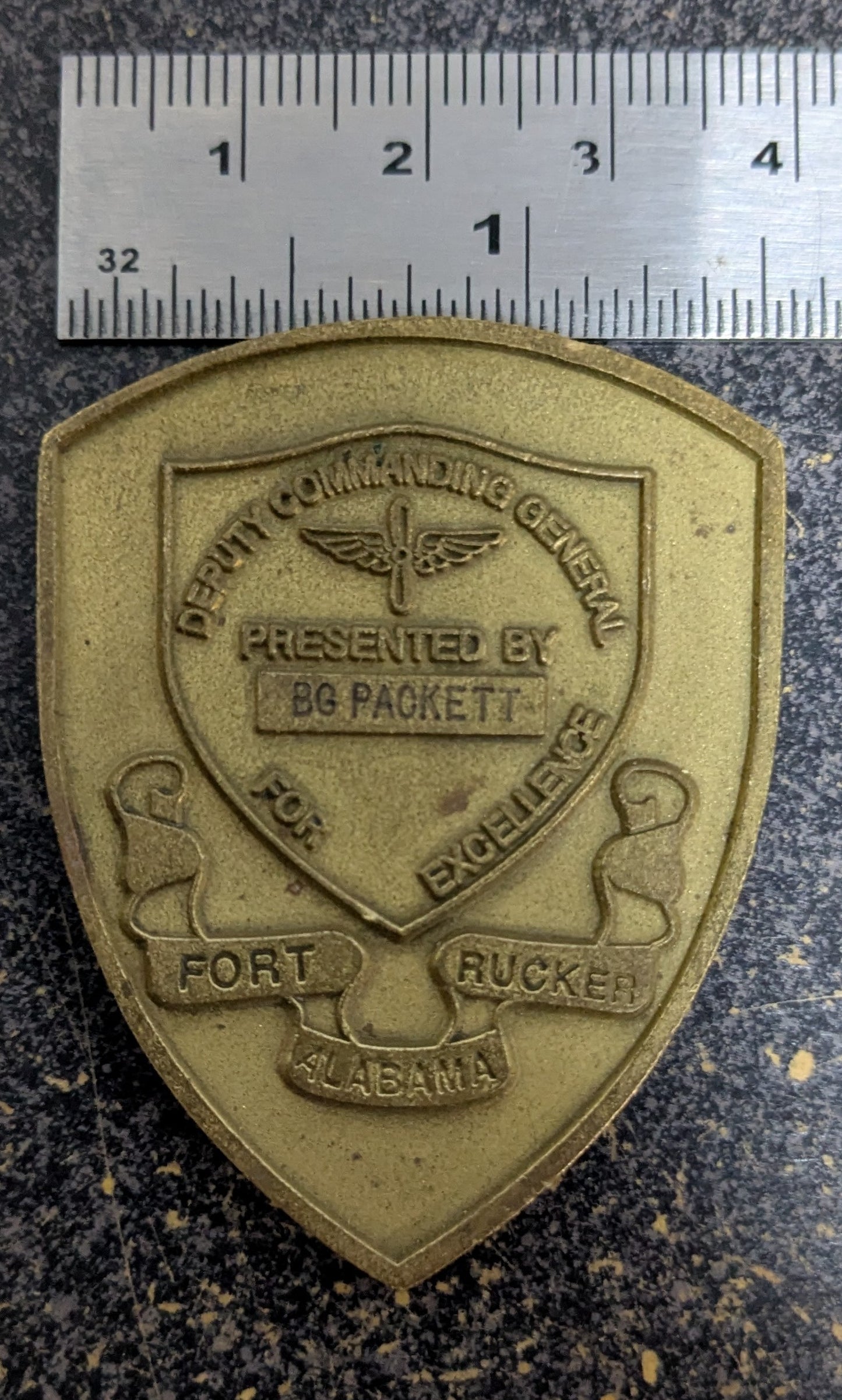 Challenge Coin Fort Rucker Alabama Deputy Commanding General 88th Readiness Division (26Jun40)