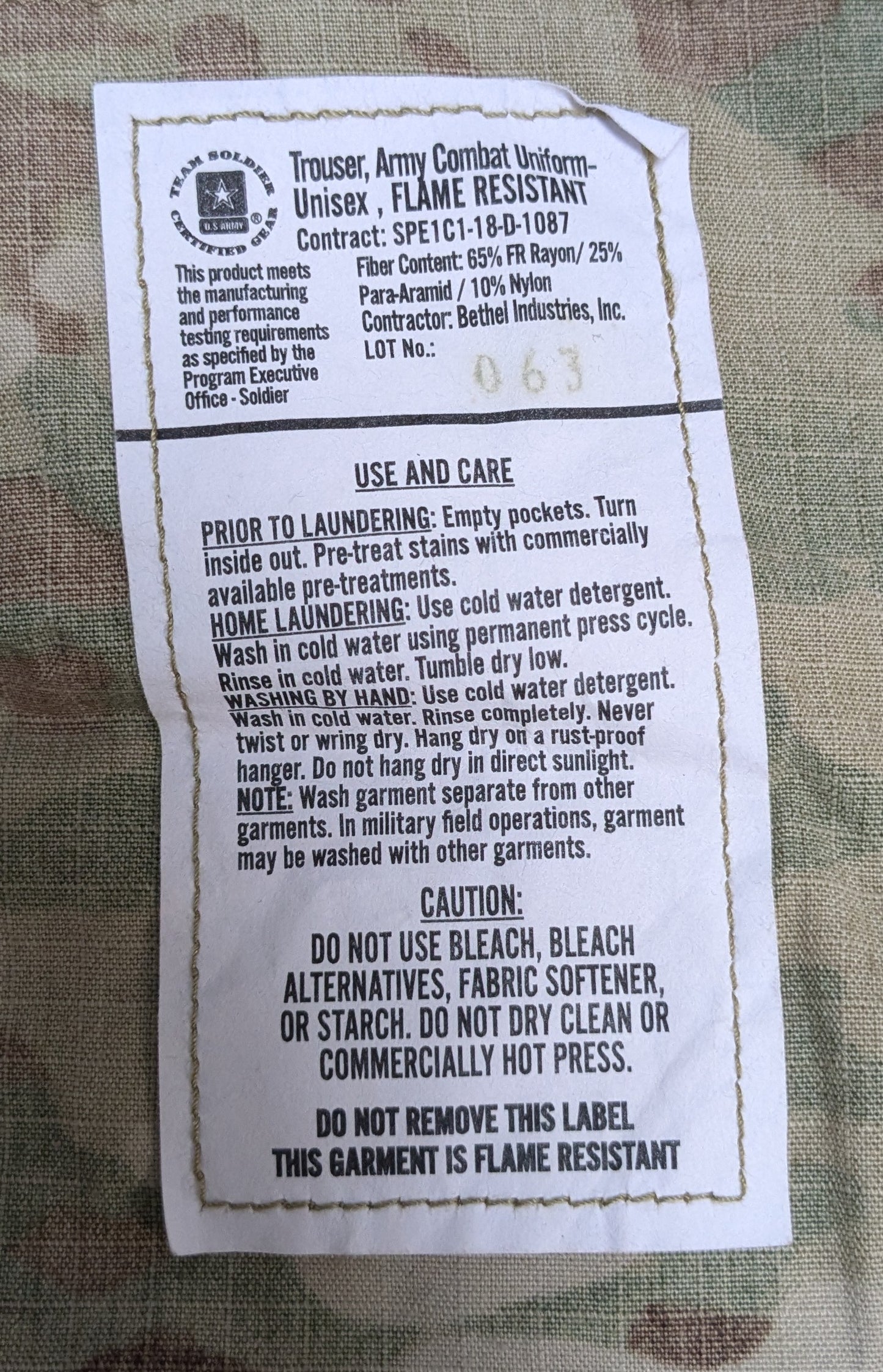 NWT X-Large Short OCP Multicam Flame Resistant FRAC Uniform Pants Deployment (CA13-25APR11)