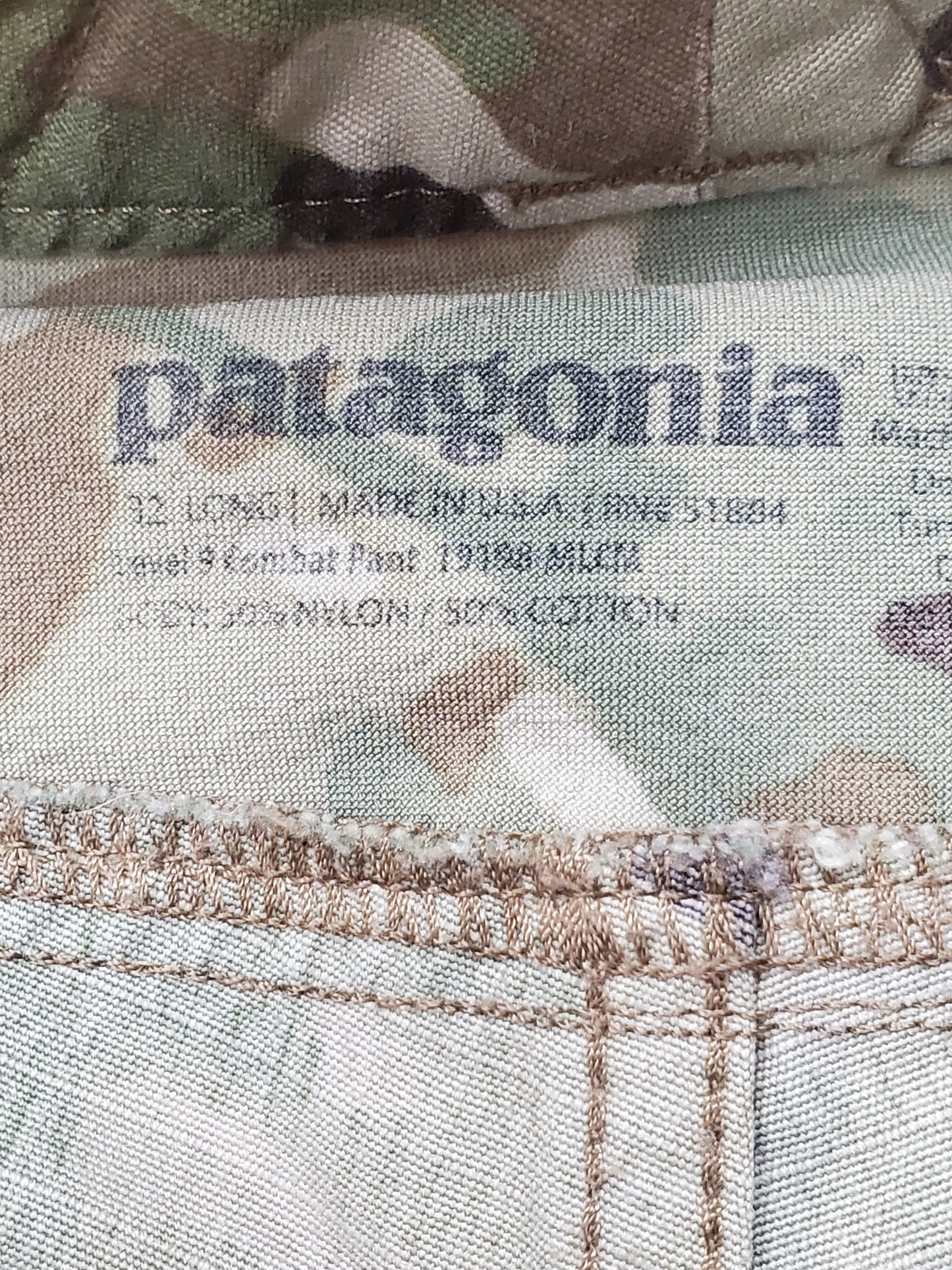 32 Long Patagonia Level 9 Combat Pants Multicam OCP (DC09-32LPatCom-25OCT10)