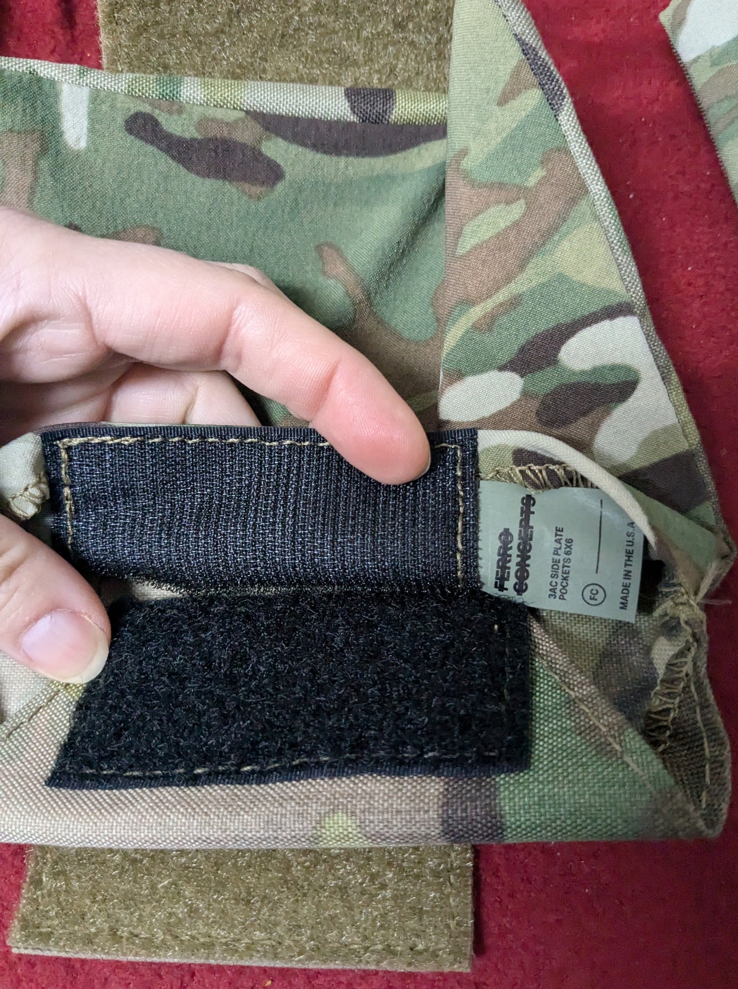 Ferro Concepts 3AC Side Plate Pockets 6x6 Multicam OCP (CA03-25MAR12)