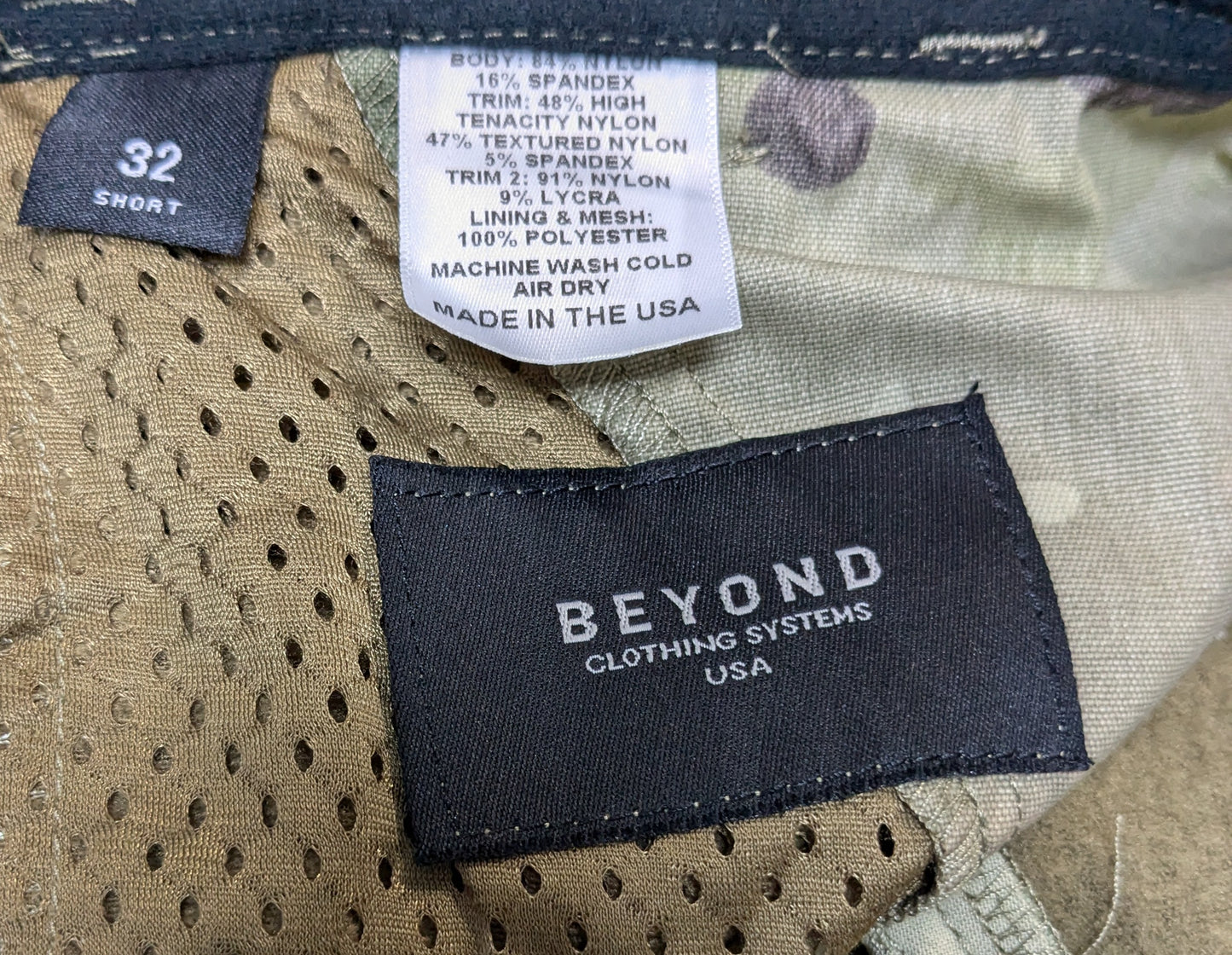 Beyond Clothing A5 Rig Softshell Pants 32 Small (da09-25MAR55)