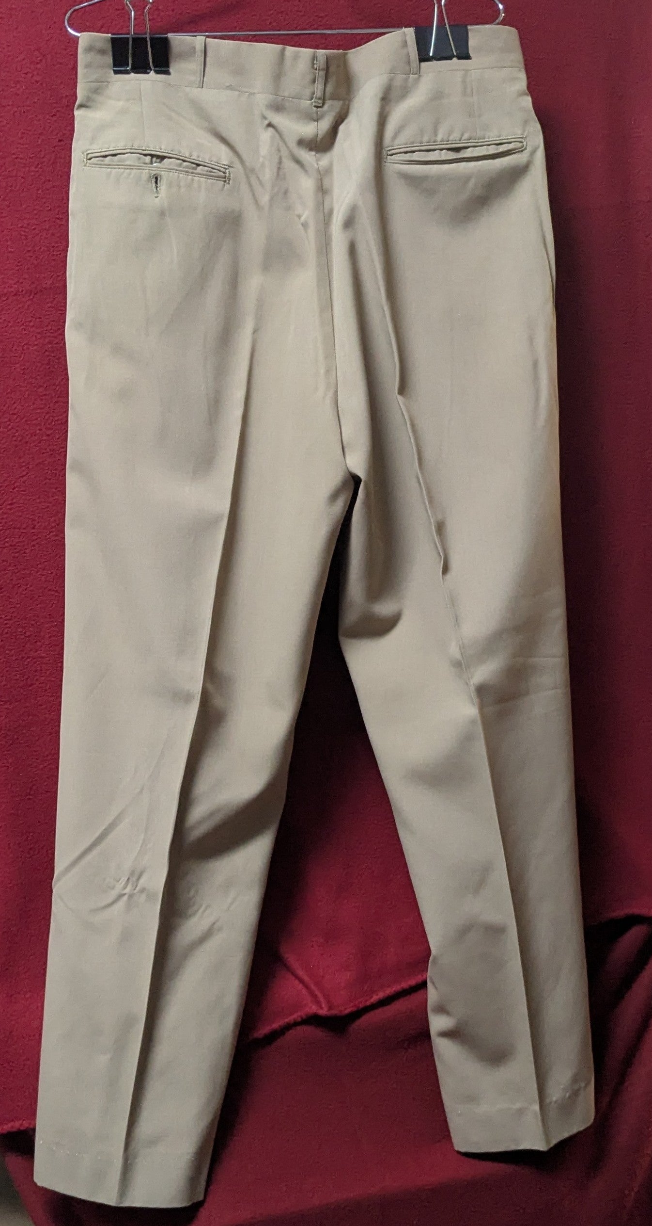 Vintage US Army Dress Pants Army Tan 445 ~34 x 30 (FB4-26Feb75)