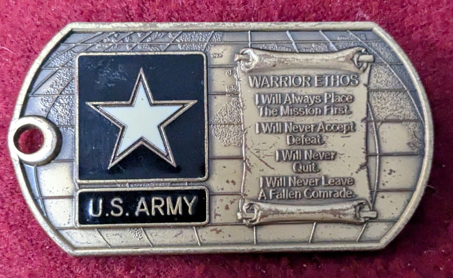 Challenge Coin Presented by the Chief of Staff General Peter J Schoomaker (chcc-25May37)