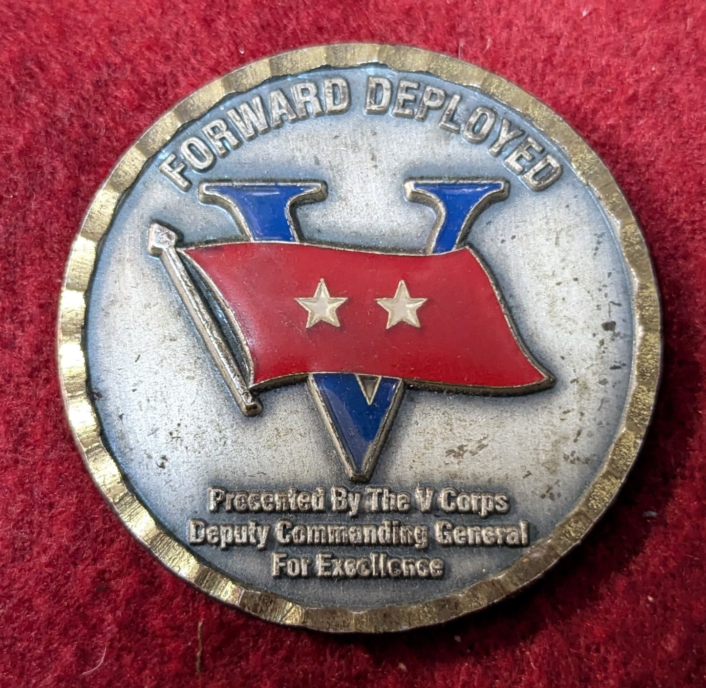 Challenge Coin Victory Corps There Is No Substitute For Victory Deputy Commanding General (chcc-25May47)