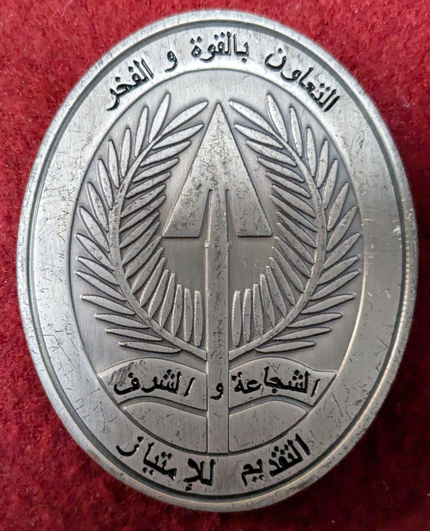 Challenge Coin Courage and Honor Presented For Excellence (chcc-25May55)