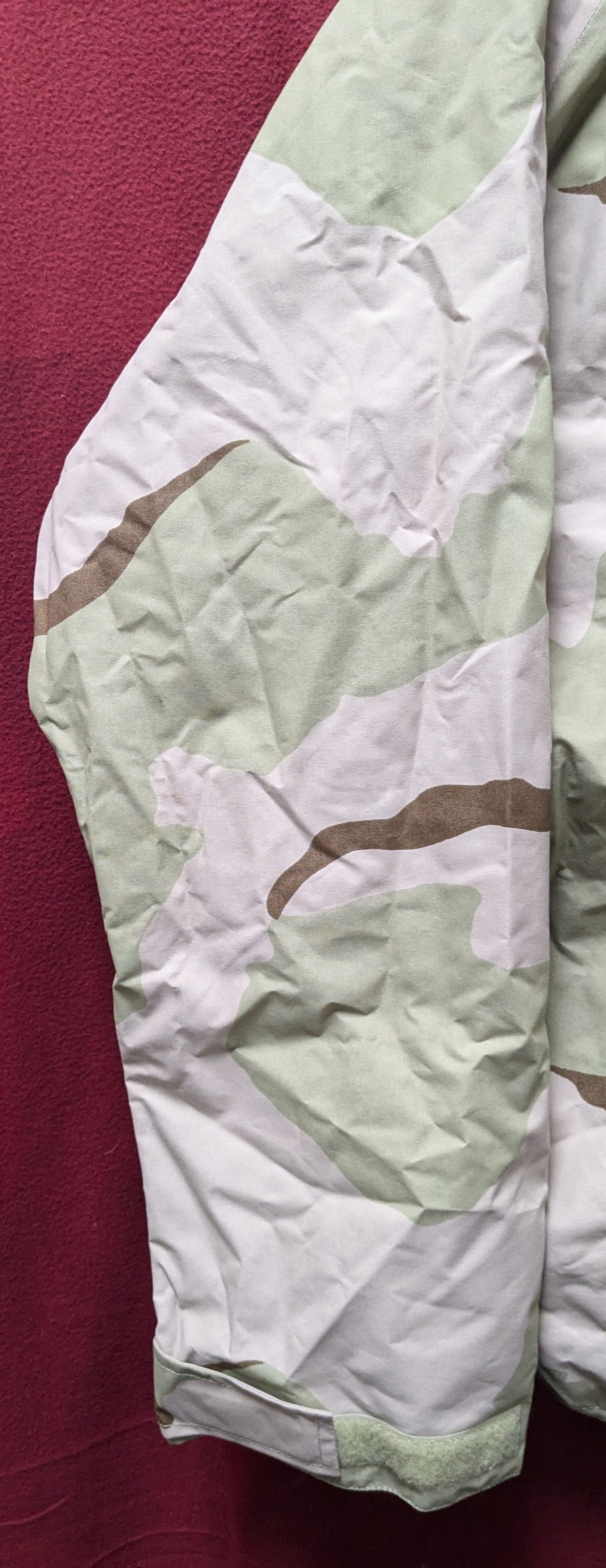 NWT Desert Night Camo Reversible Adventure Tech All Weather Gortex Jacket S/M Desert Camo/Night Camo (ab01-25APR83)