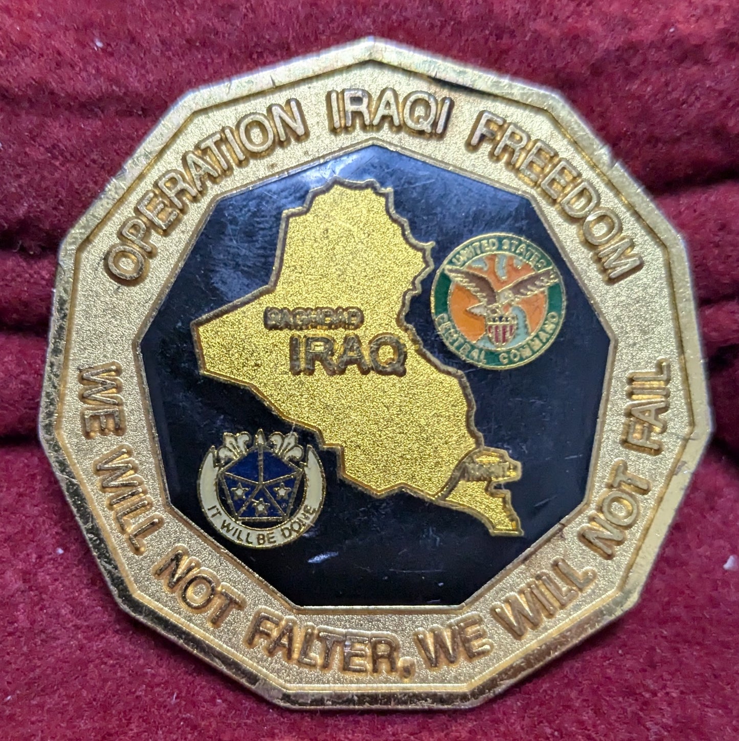 Challenge Coin Combined Joint Task Force 7 Operation Iraqi Freedom (chcc-25APR162)