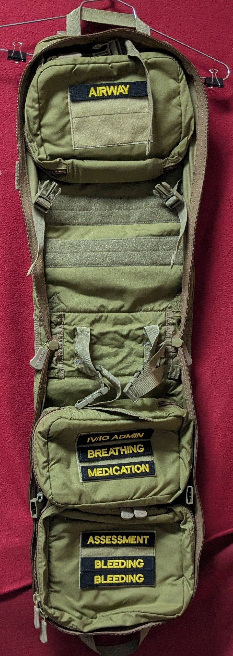 S.O. Tech Tactical Modular Medical Pack, Medium Coyote (DB9-25Oct31)