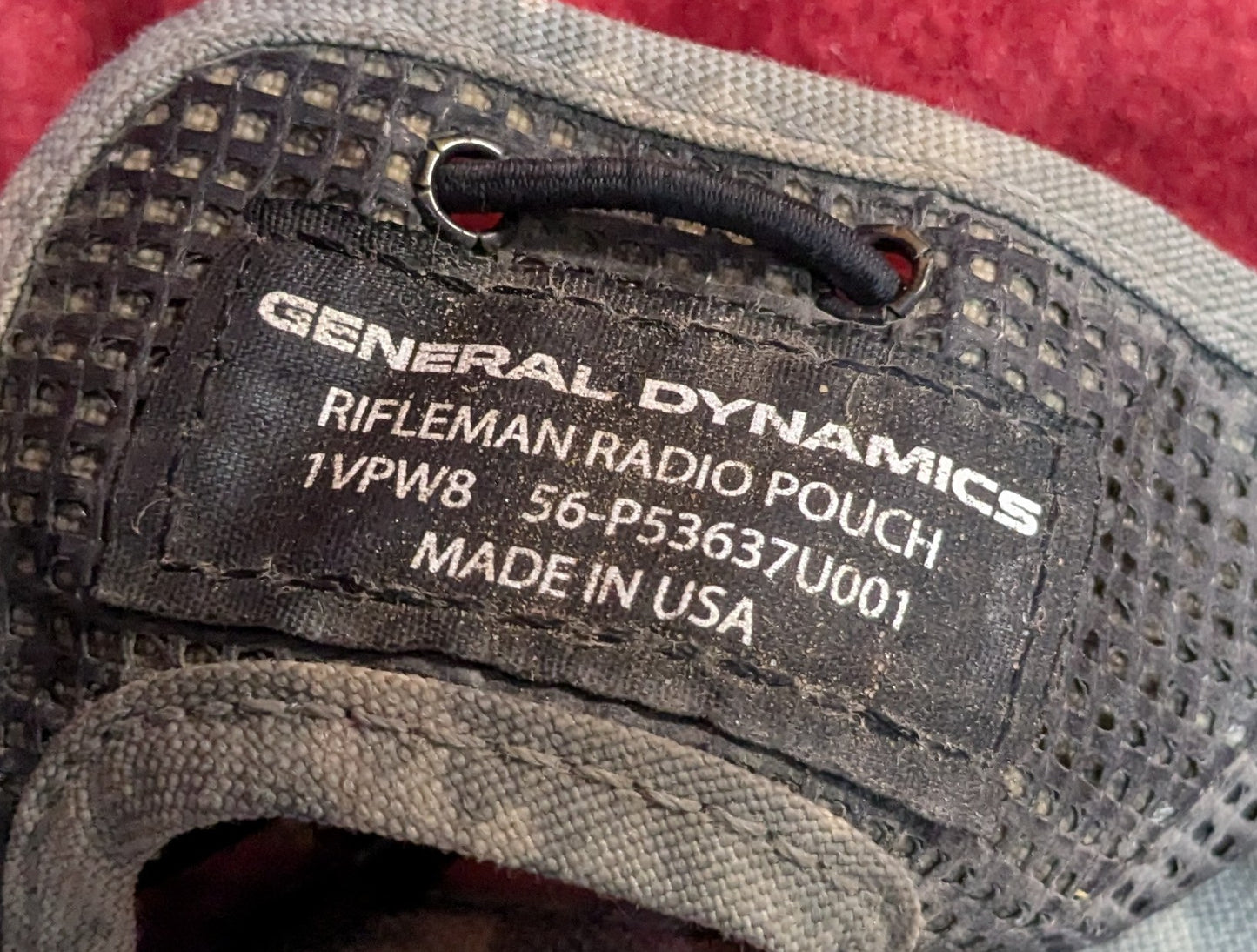 GENERAL DYNAMICS Camo Rifleman Radio Pouch ACU (ab09-25APR75)