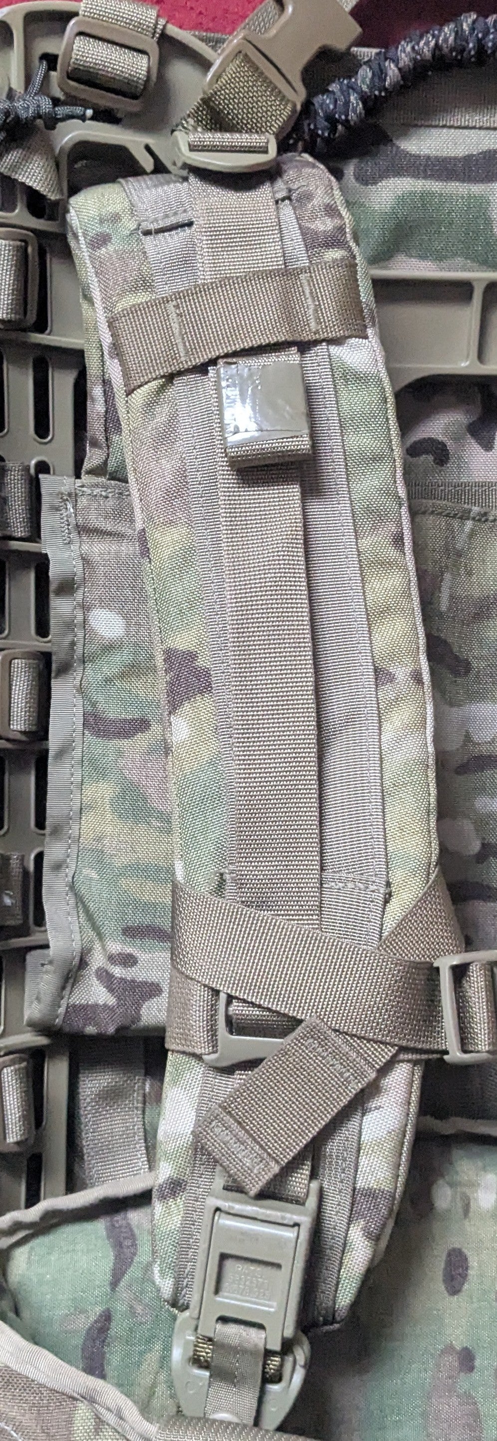 "Ranger Ready' OCP Large Molle II Ruck w/ The Gibson Mod w/ Name Tape & Cat Eyes