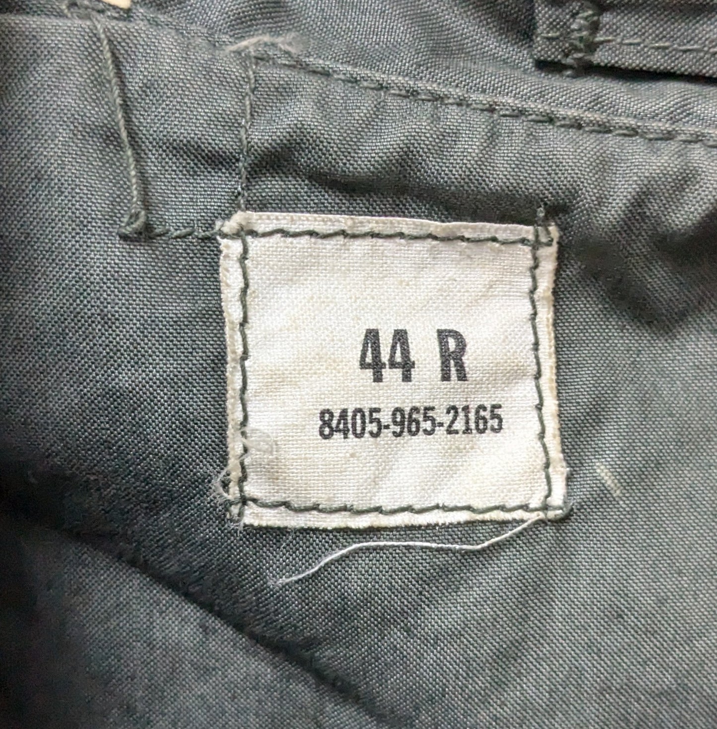 Raincoat, Man's, Cotton and Nylon, Quarpel Army Green 274 (CB09-25APR26)