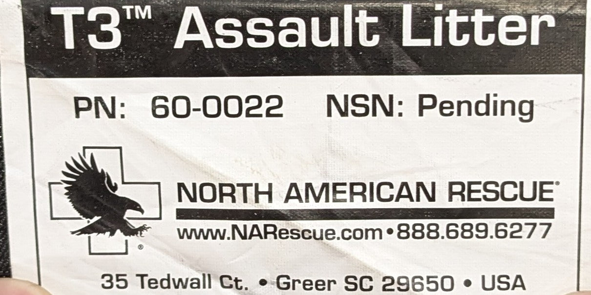 NAR T3 Lightweight Assault Litter Black (ONTOPOFAASHELF-26Apr5)