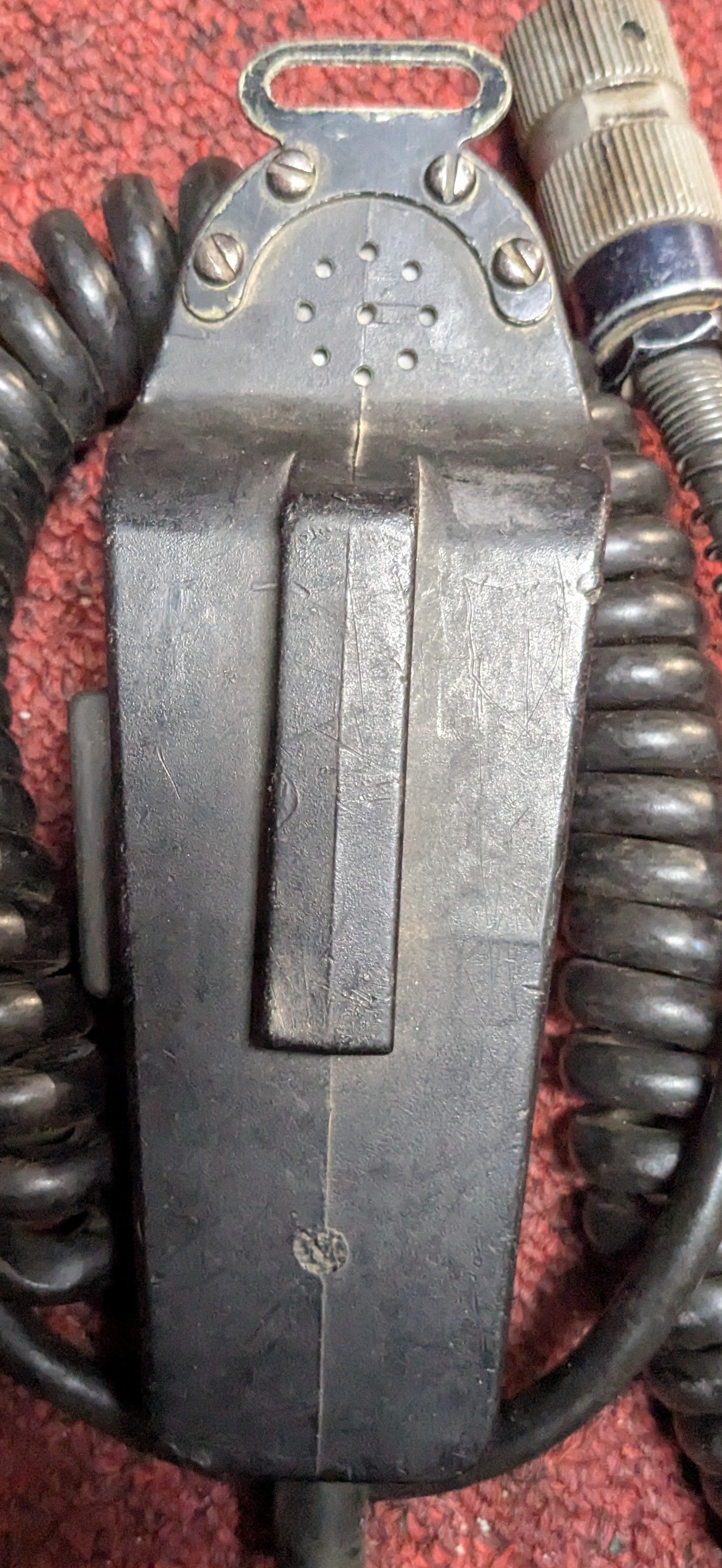 Vintage US Army Sonetronics M60-U 5 Pin Handset Microphone (DC8-25Sep23)