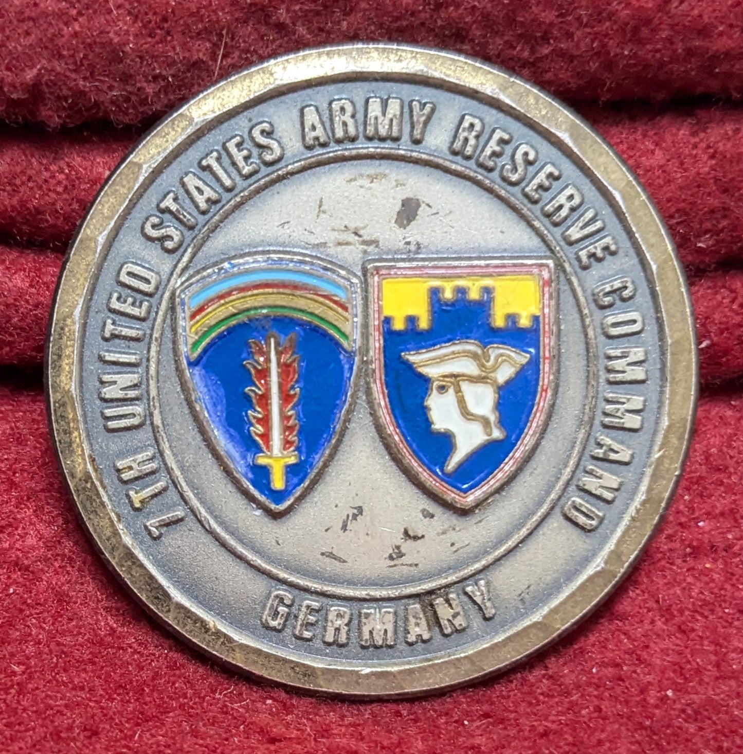 Challenge Coin Pacesetter 7th US Army Reserve Germany (chcc-25APR165)