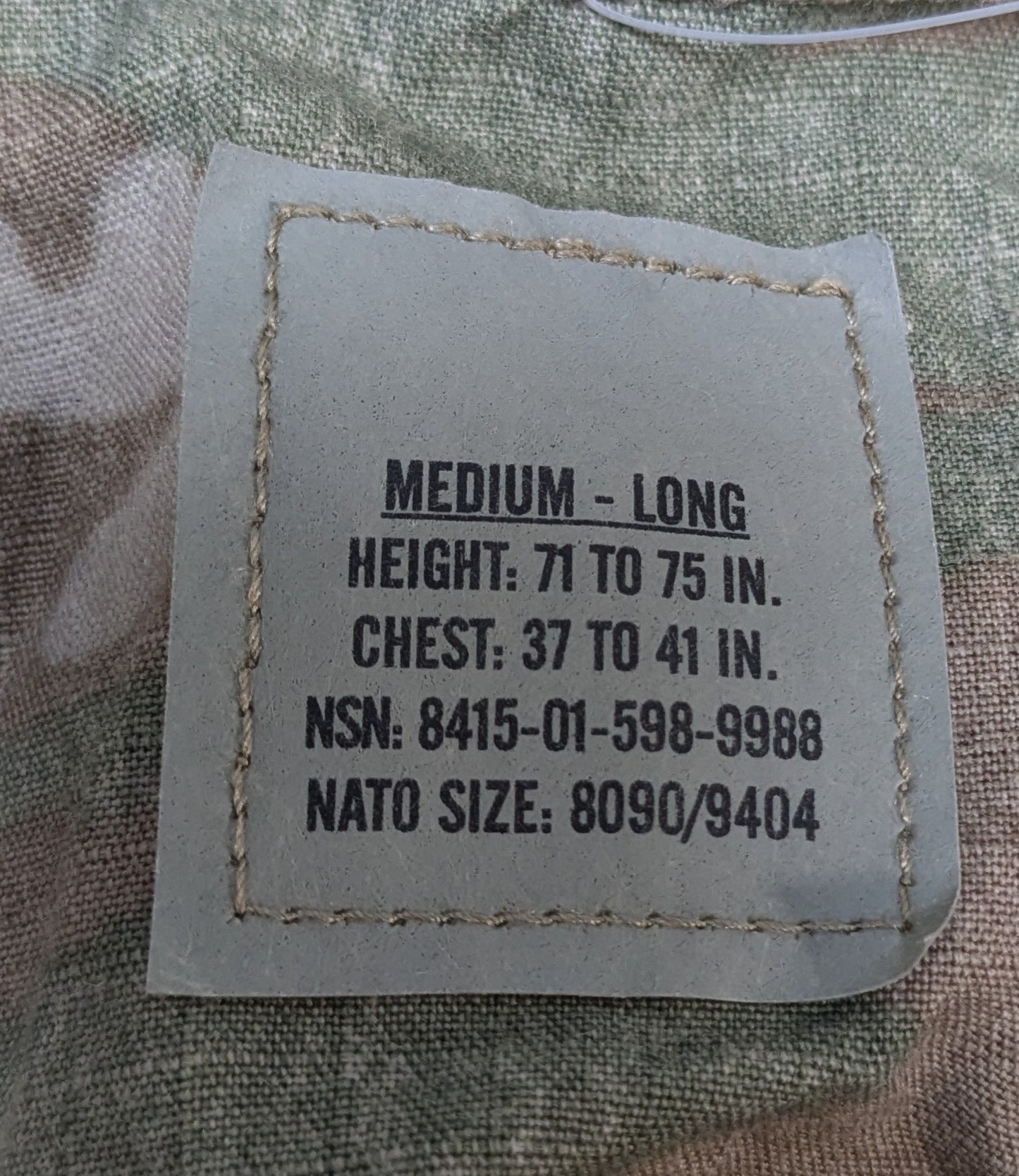 NOS - Set of Medium Long Deployment FRAC Uniform Top Pants OCP Multicam (25Mar34)