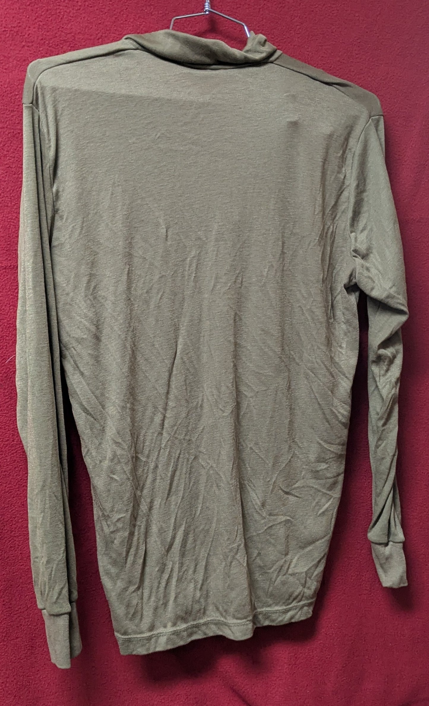 Military Issued Brown LWCWUS Polyester Undershirt (DC8-25Sep04)