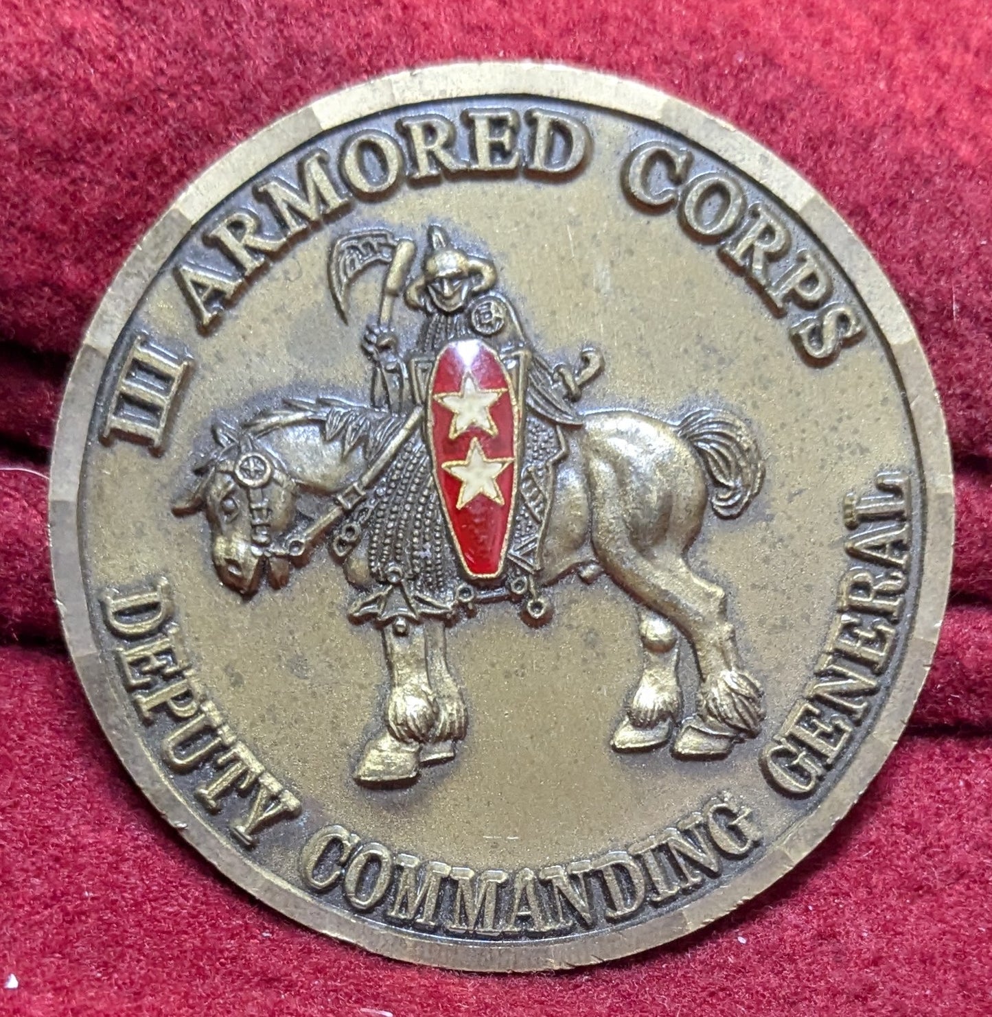 Challenge Coin III Armored Corps Deputy Commanding General (chcc-25APR170)