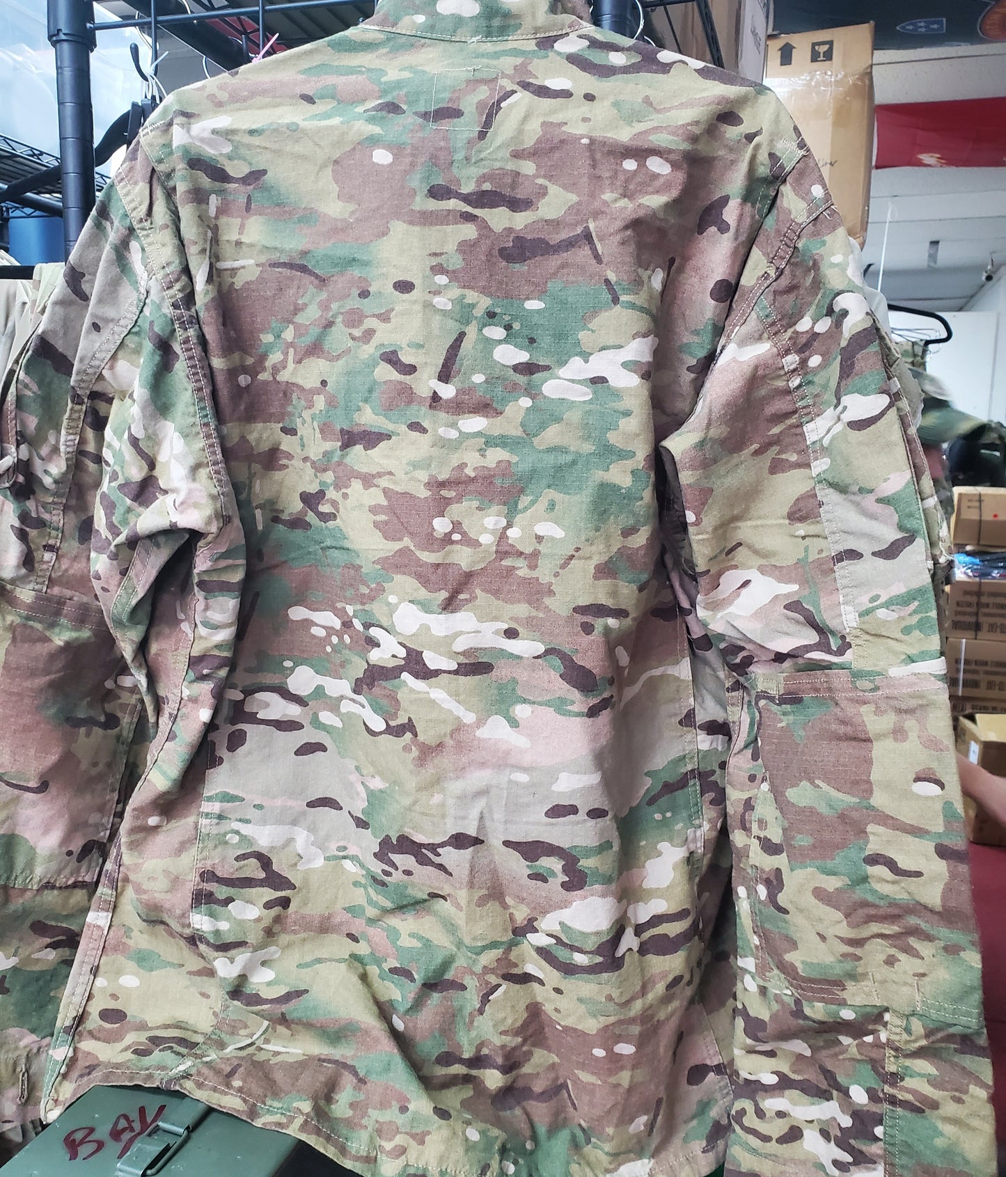 NOS US Army LARGE LONG Multicam Flame Resistant Frac Uniform Top Shirt (fc04-NWT-MC-LL-T)
