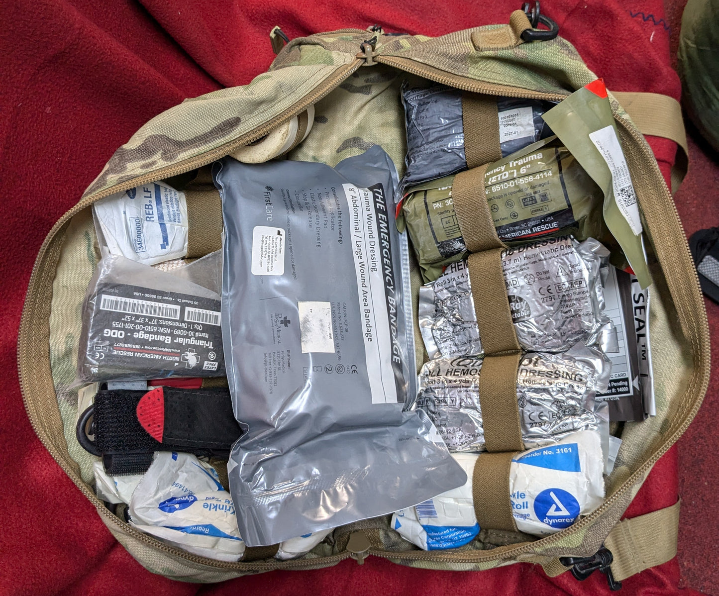 MOJO Medical First Aid Kit Multicam Pouch (ab02-25APR73)