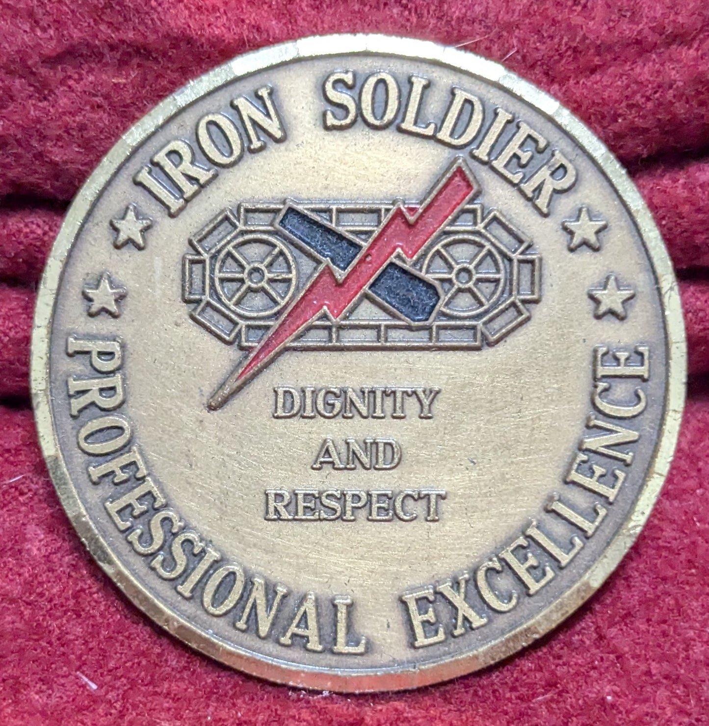 Challenge Coin 1st Armored Iron Soldier Professional Excellence (chcc-25APR151)