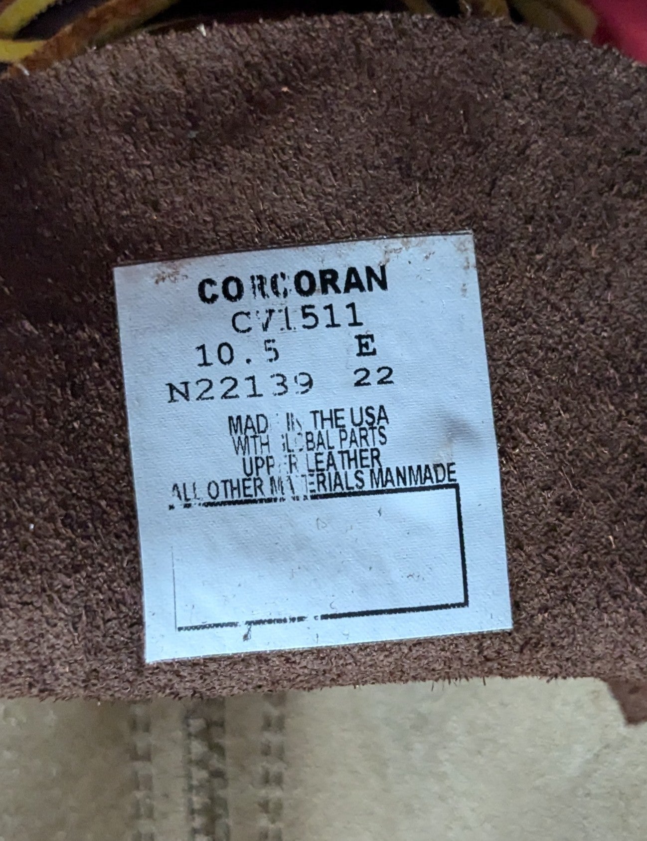 NOS Corcoran Mens 10" Historic Brown Jump Boots Mens 10.5 E (fa08-25APR102)