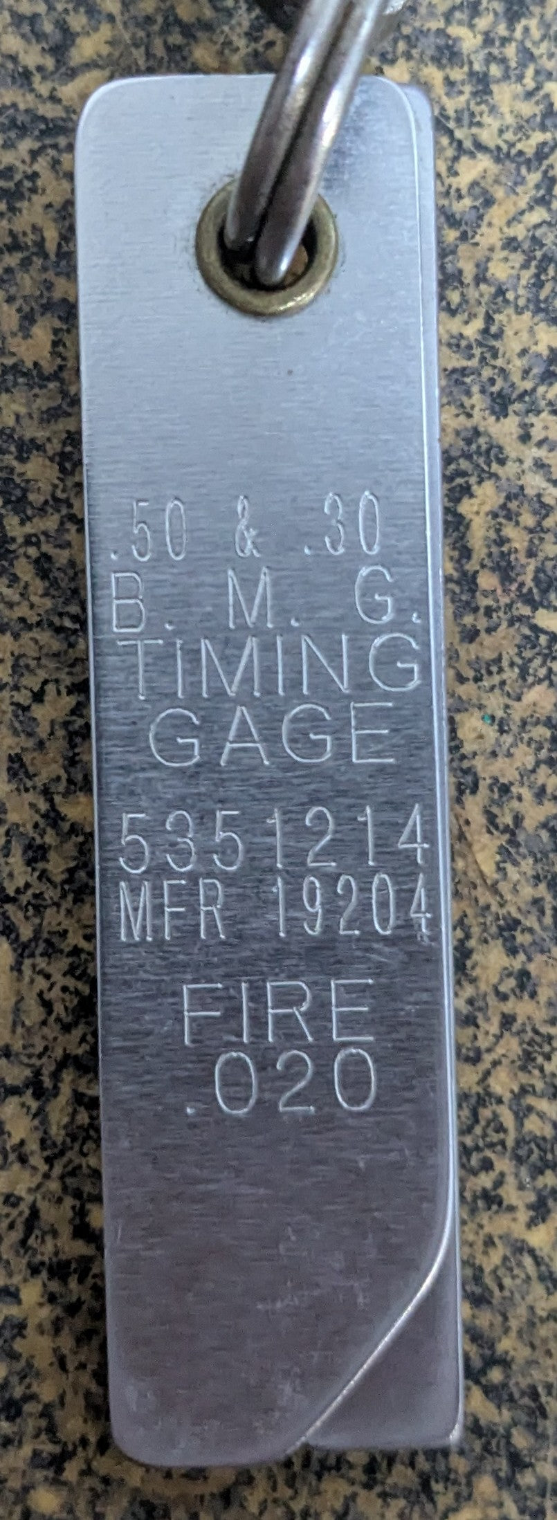 Headspace and Timing Gauge Chain .50 B.M.G. (CA4-26Apr67)
