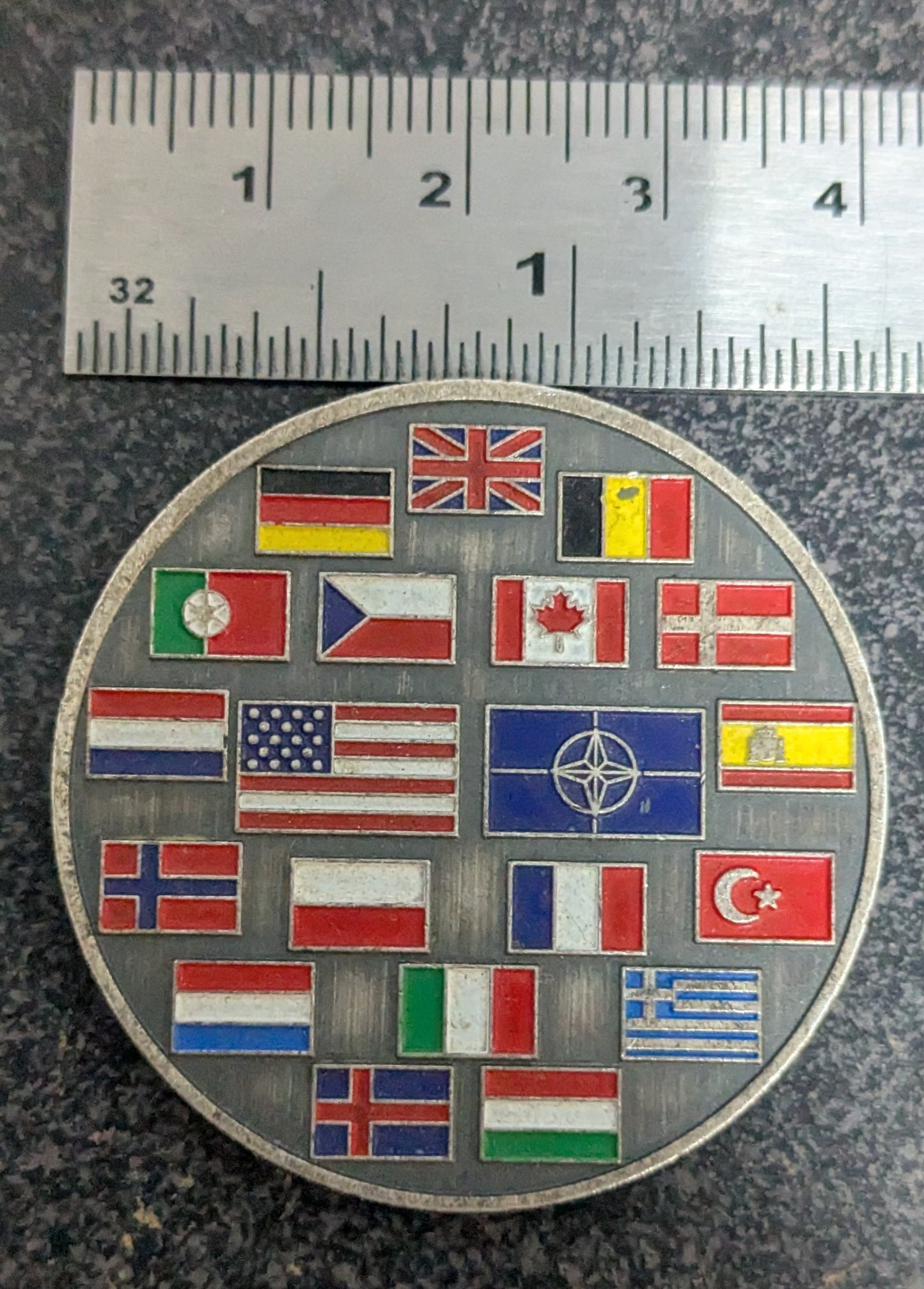 Challenge Coin ACE Mobile Force (Land) Headquarters Company US Cadets NATO Multinational (26Jul07)