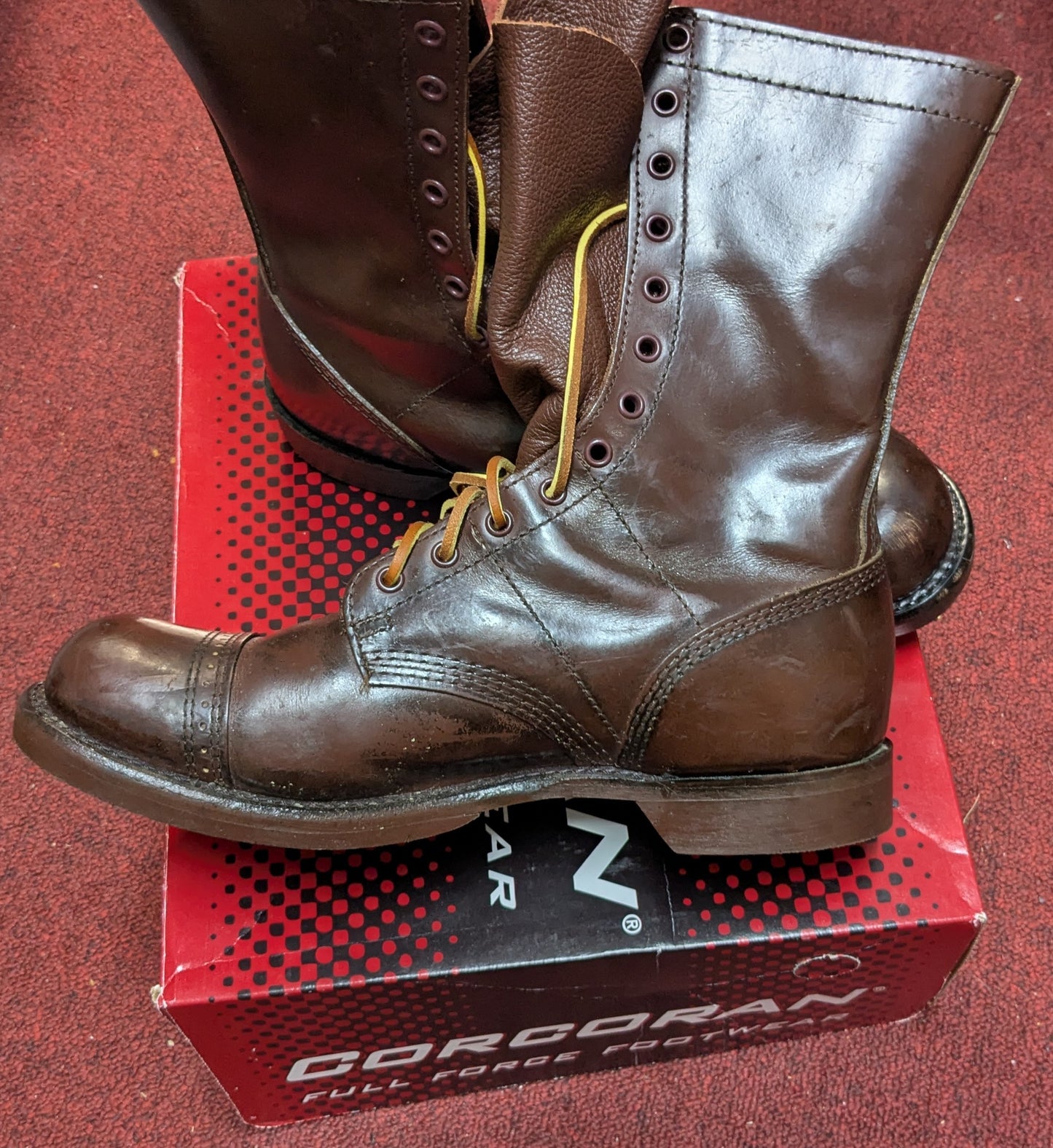 Corcoran Historic Jump Boots Brown 9.5 D (DA10-25Aug30)