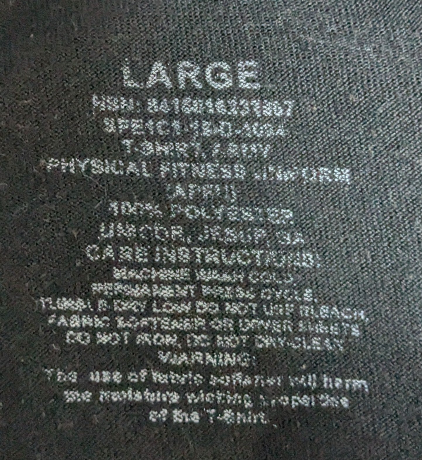 US Army APFU Large T-Shirt (CB10-25Sep109)