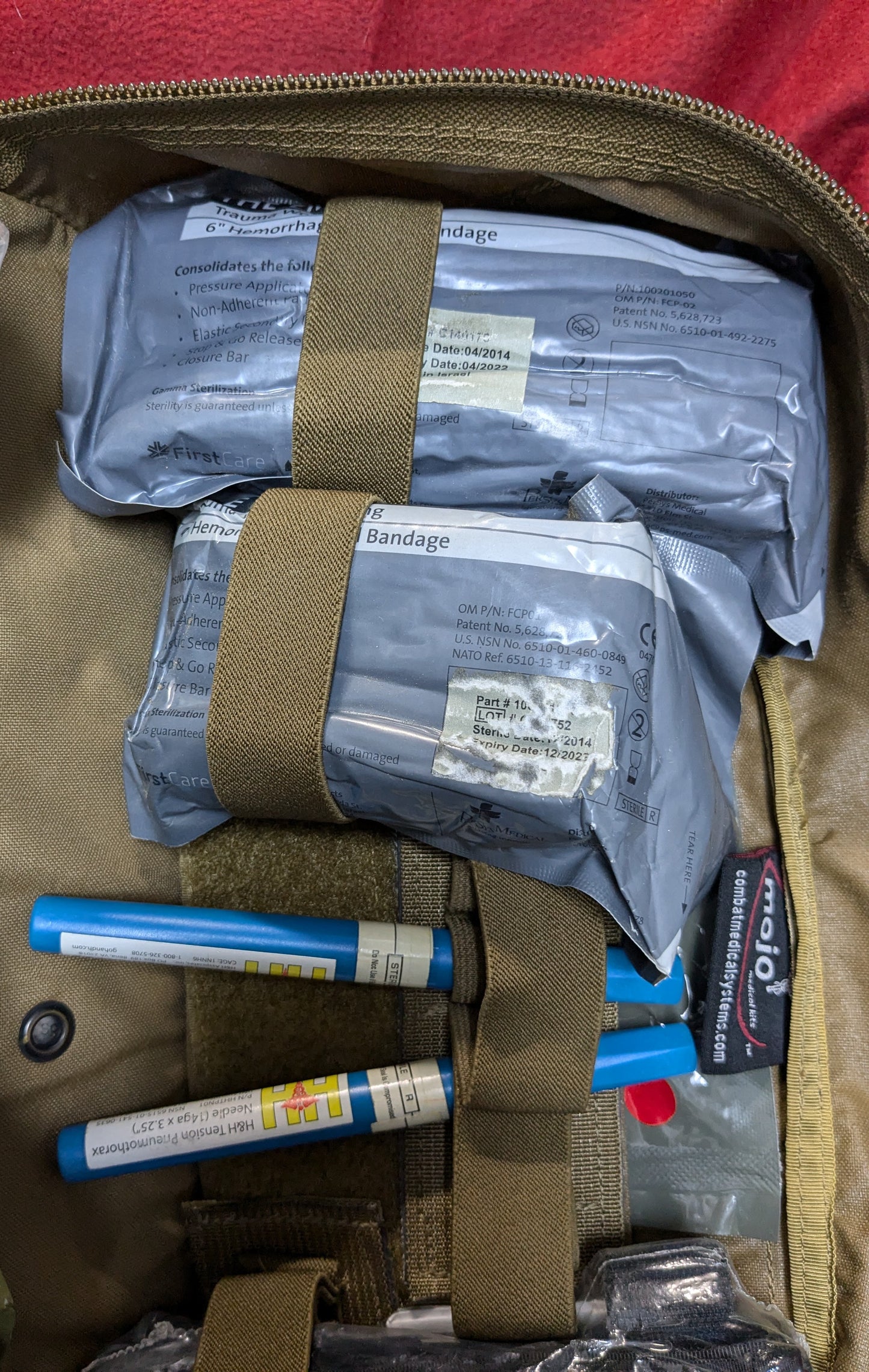 MOJO Medical First Aid Kit Coyote Pouch (ab09-25APR74)