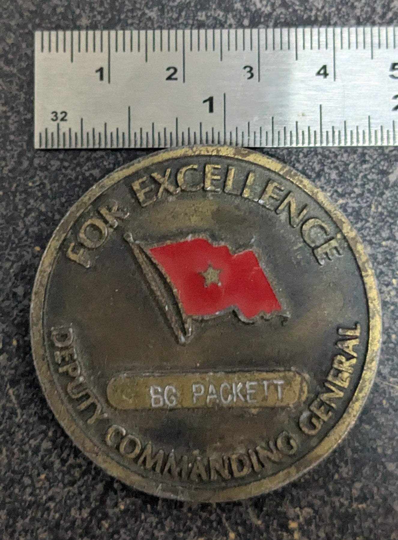 Challenge Coin U.S. Army Aviation Warfighting Center BG Deputy Commanding Geneal (26Jul03)