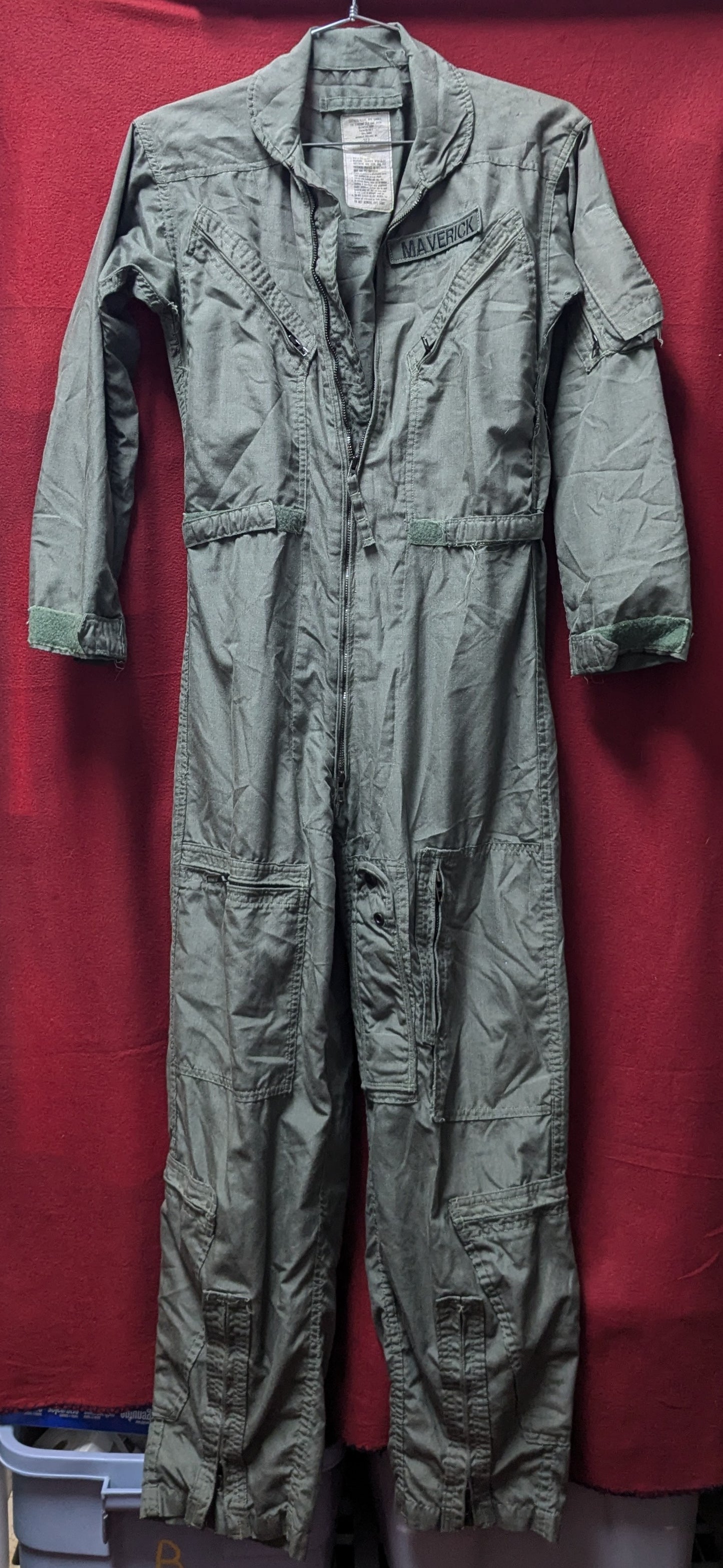 Coveralls, Flyers, Men's, Summer Fire Resistant 36 R (fb12-25Jun93)