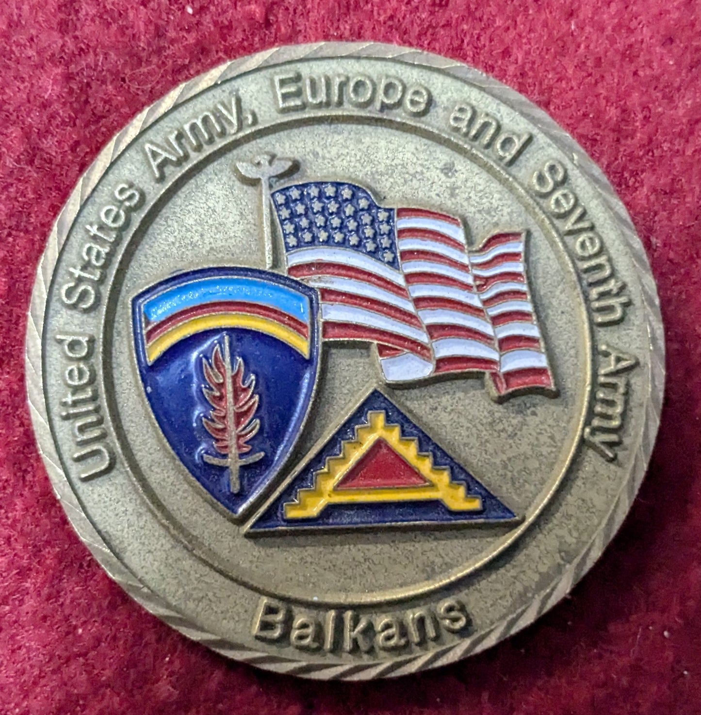 Challenge Coin USAREUR US Army Europe and Seventh Army (chcc-25May10)