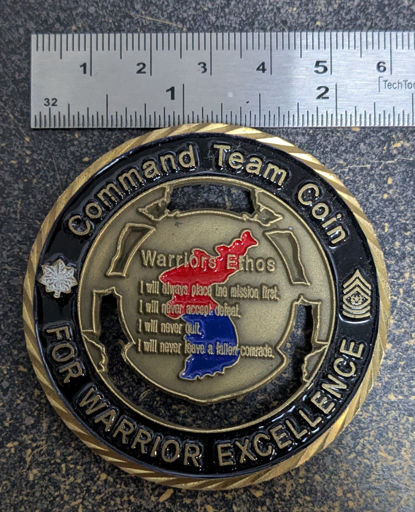Challenge Coin 501st Sustainment Brigade Dragons Korea, US Army 501st STB (CHCC-26May22)